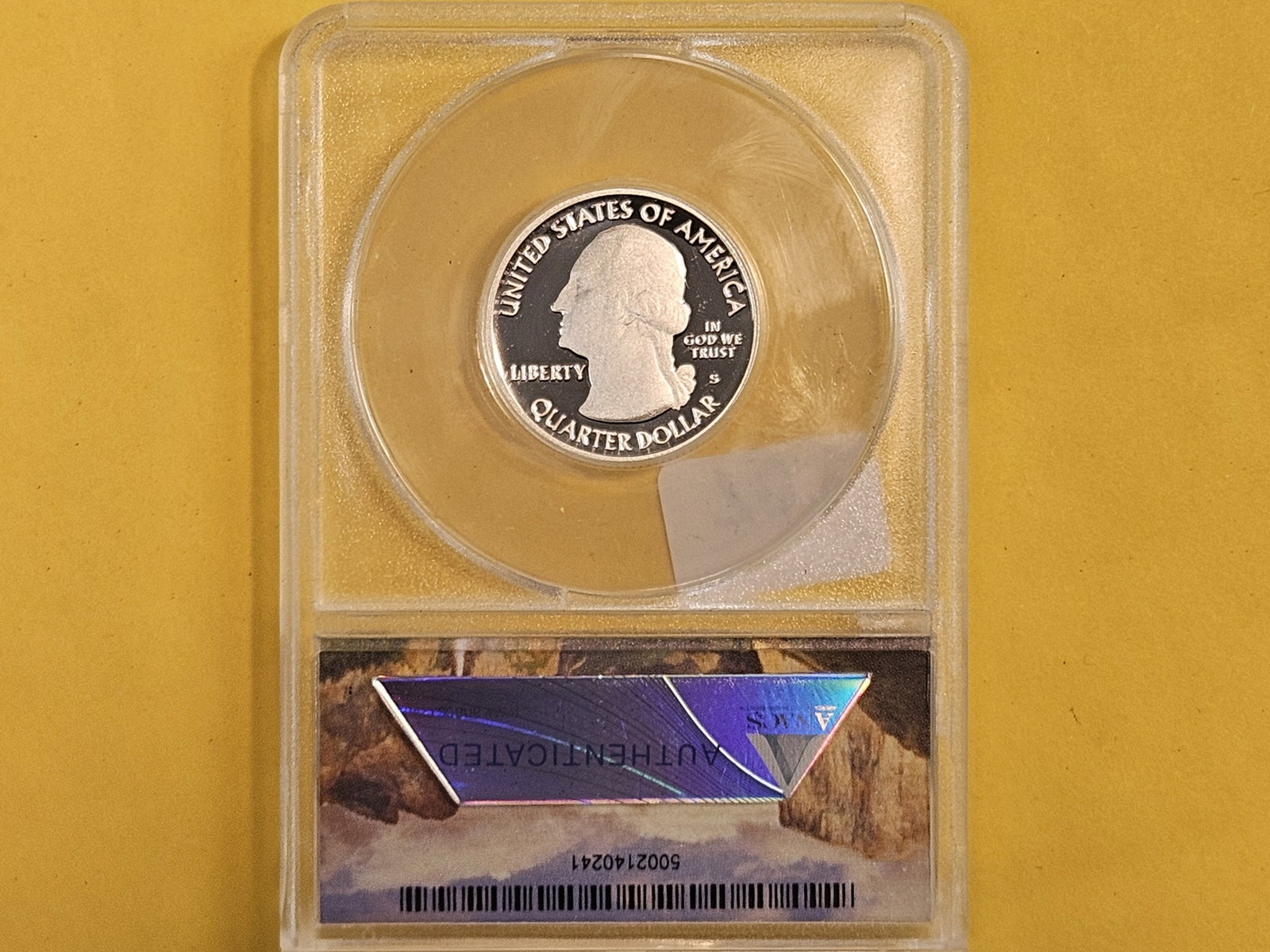 PERFECT! ANACS 2011-S SILVER Washington Quarter in Proof 70 Deep Cameo - 3