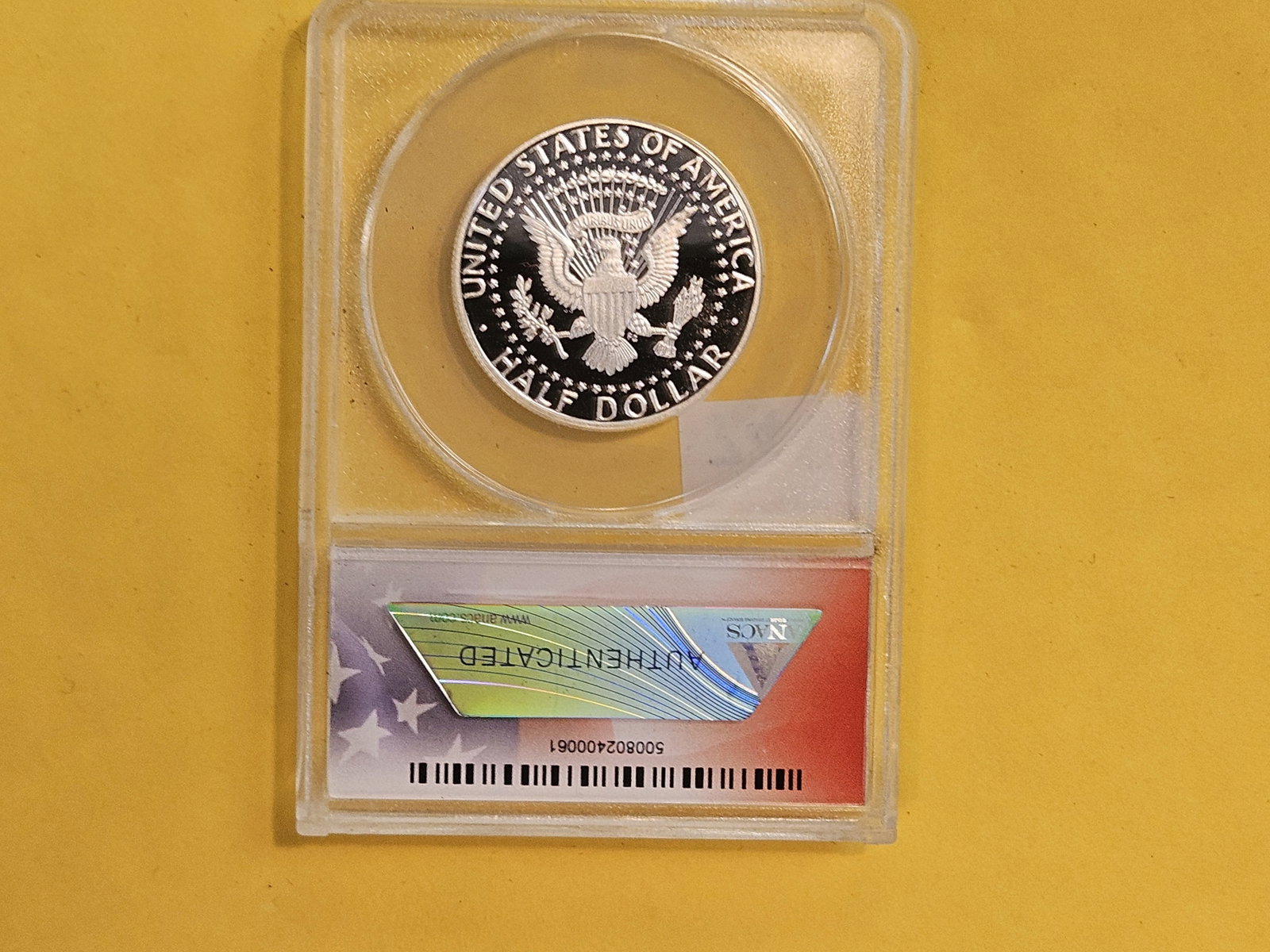 PERFECT! ANACS 2014-S SILVER Kennedy Half Dollar in Proof Deep Cameo 70 - 3