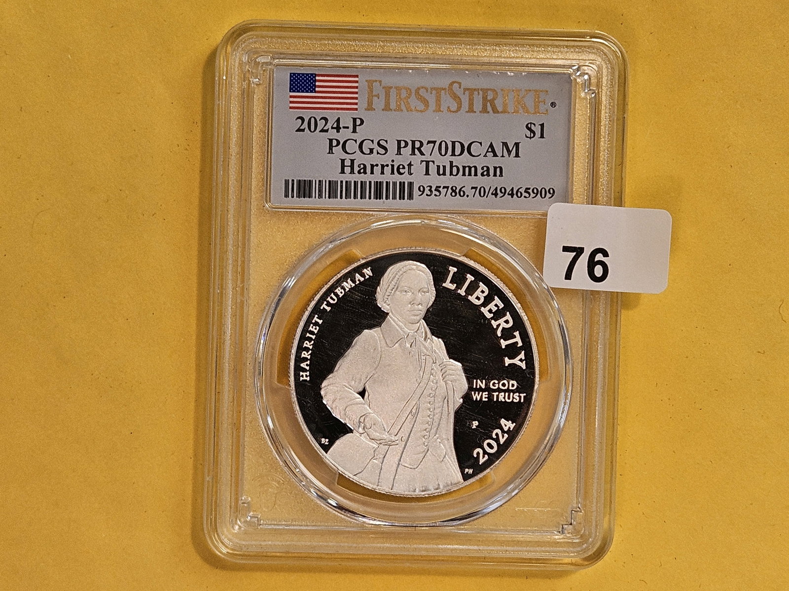 PERFECT! PCGS 2024-P Commemorative Silver Dollar in Proof 70 Deep Cameo - 2