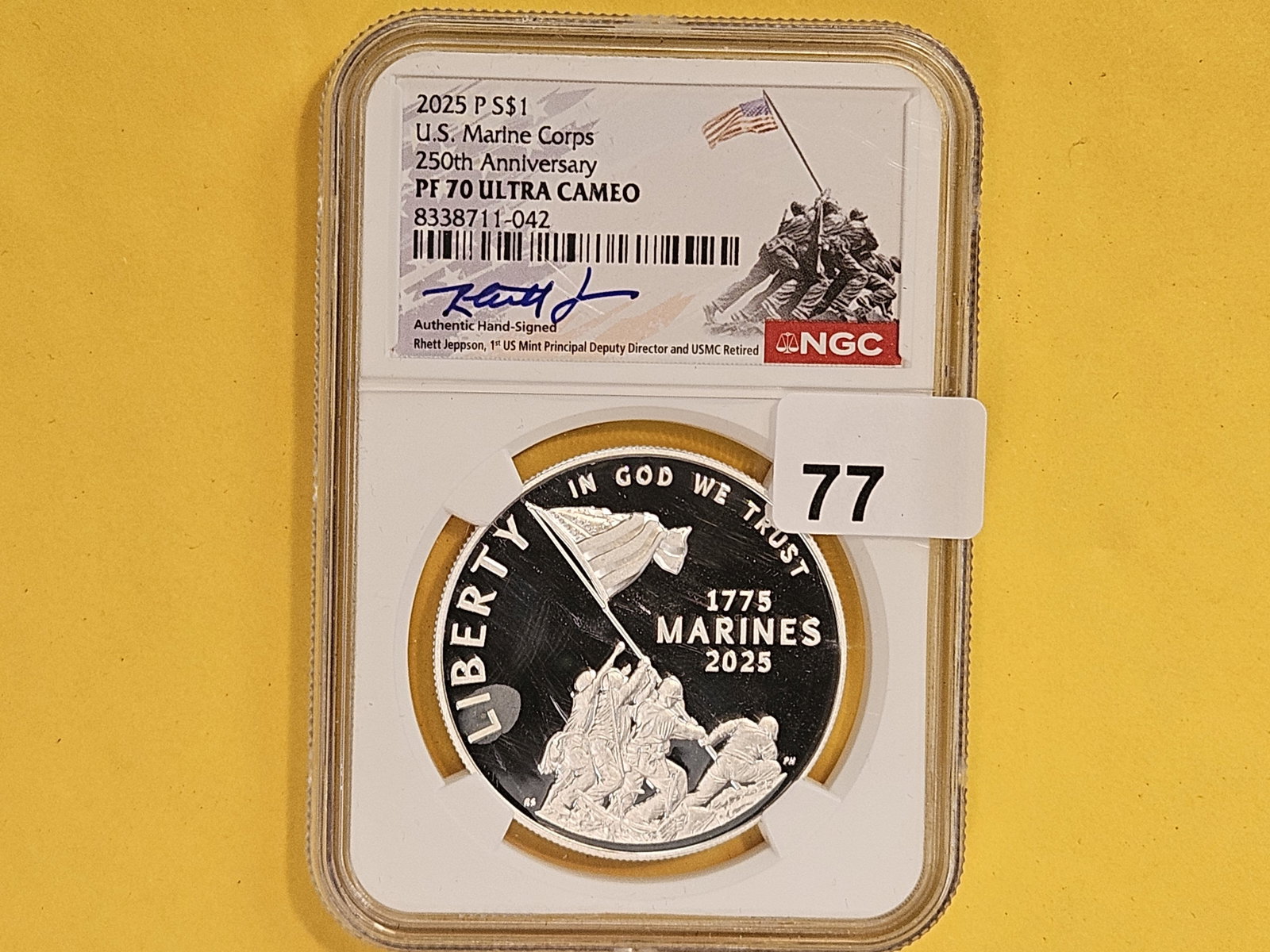 PERFECT! NGC 2025-P Commemorative Silver Dollar in Proof 70 Ultra Cameo - 2