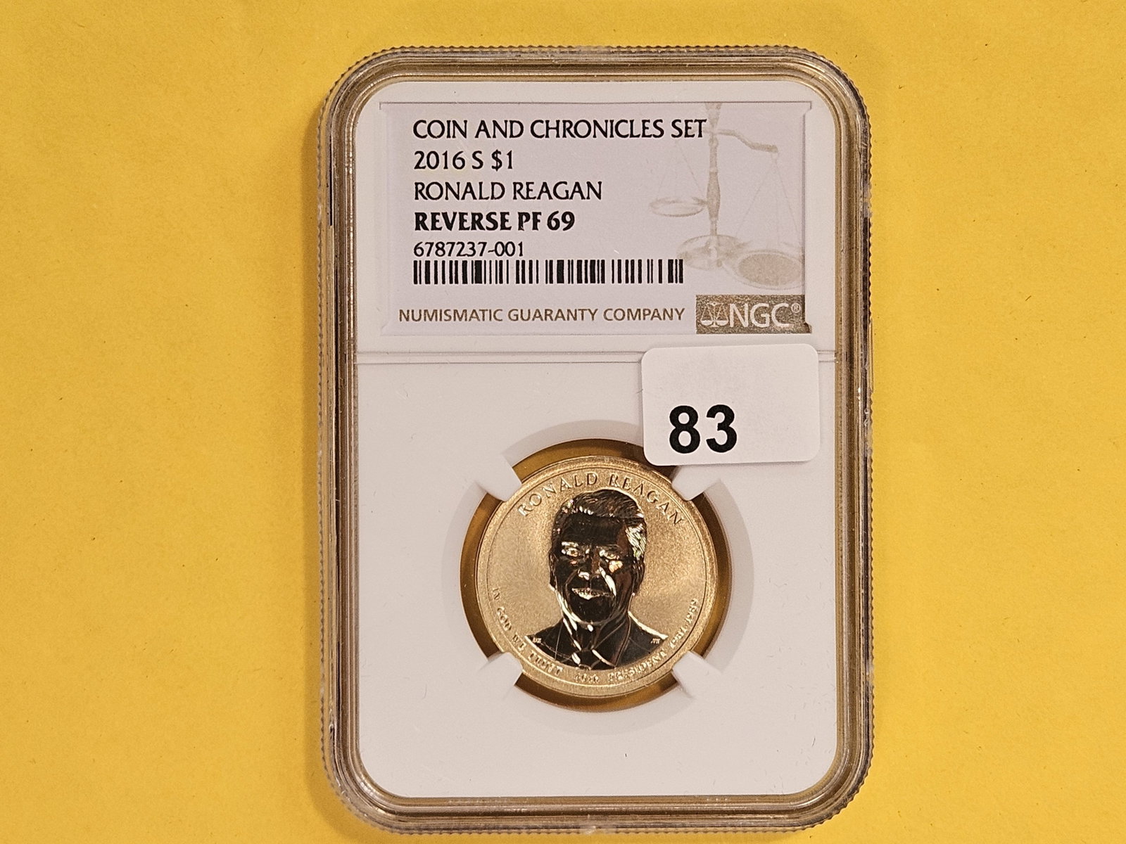 NGC 2016-S Presidential Dollar in Reverse Proof 69 - 2