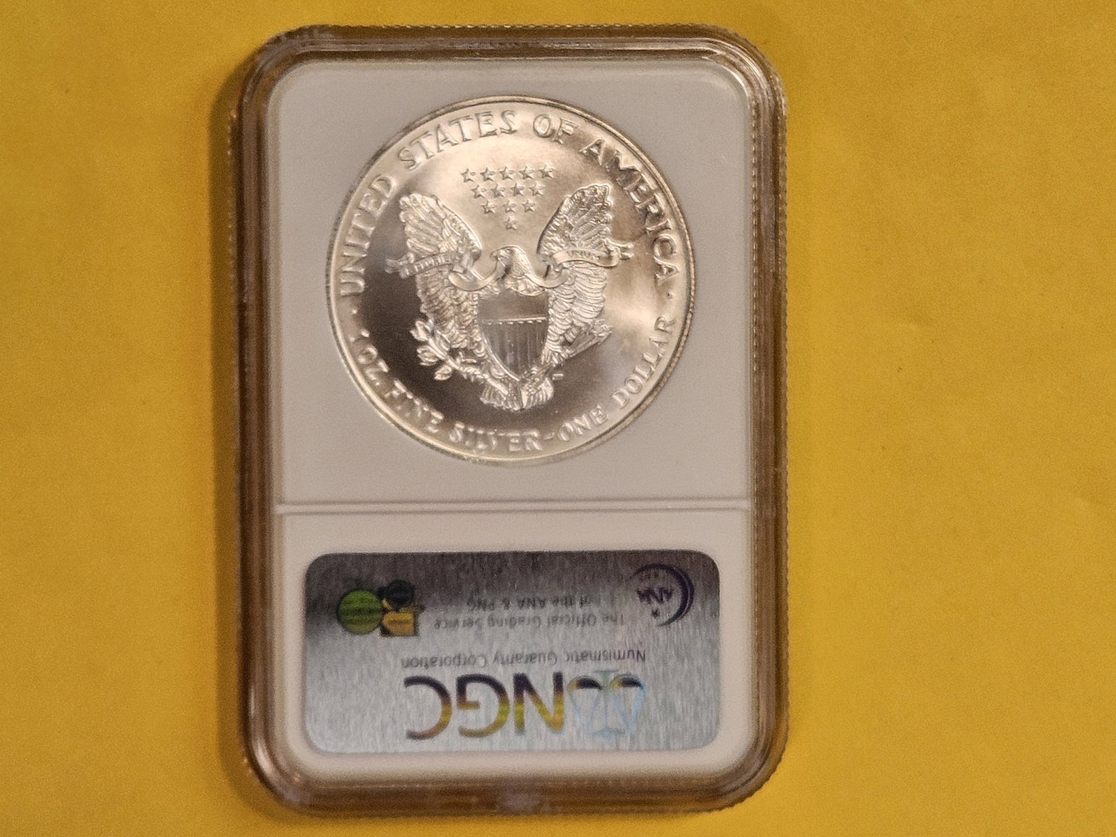 NGC 1996 American Silver Eagle in Mint State 69 - 2
