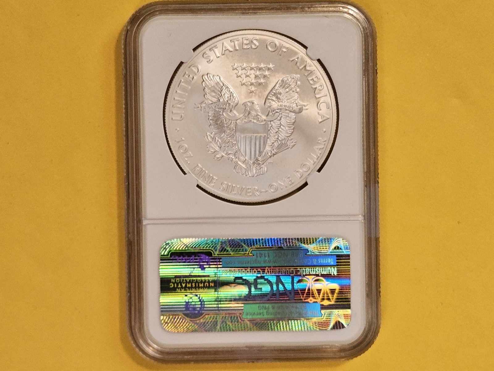 PERFECT! NGC 2011 American Silver Eagle in Mint State 70 - 2