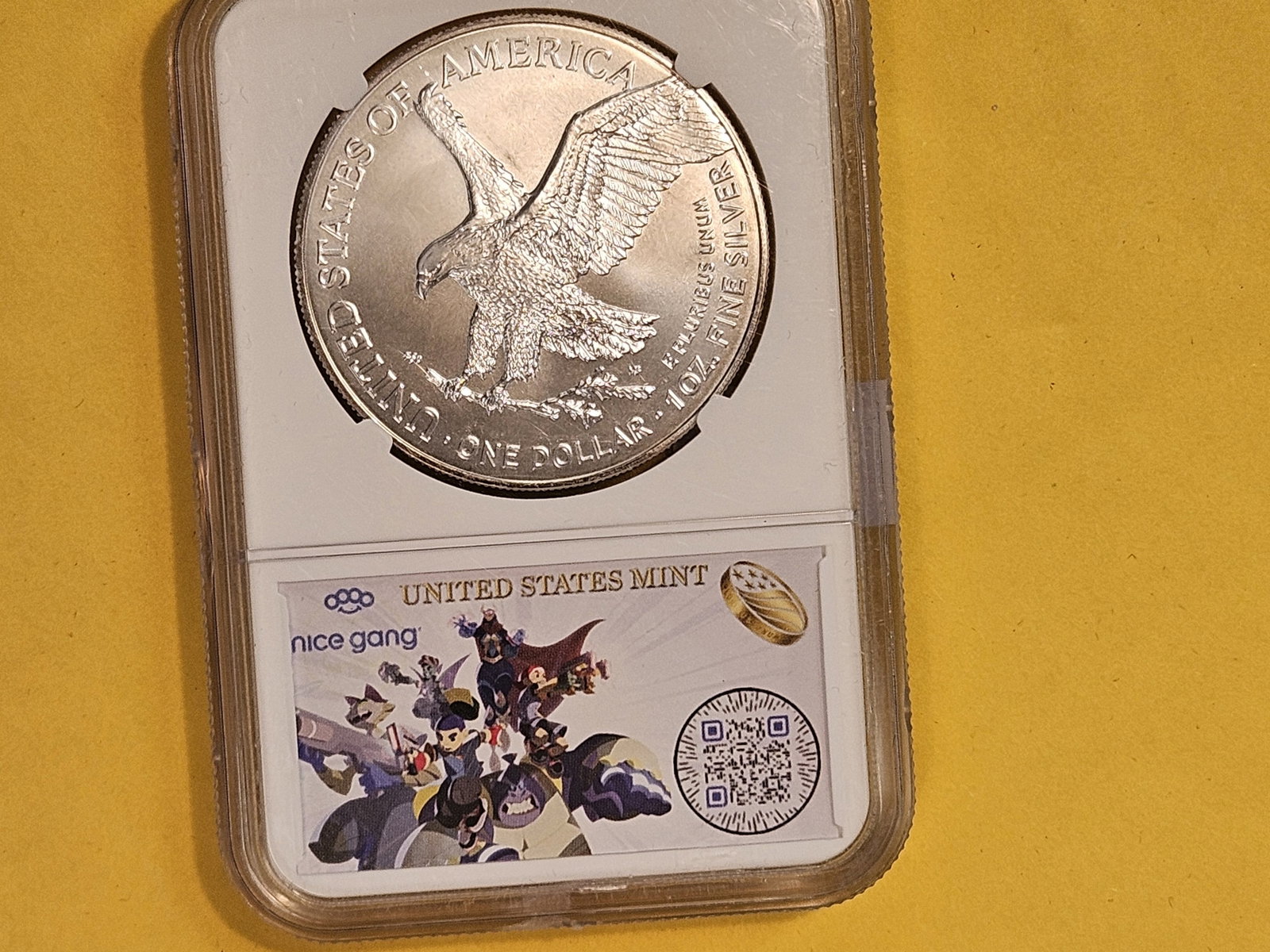 PERFECT! NGC 2024(P) American Silver Eagle in Mint State 70 - 2