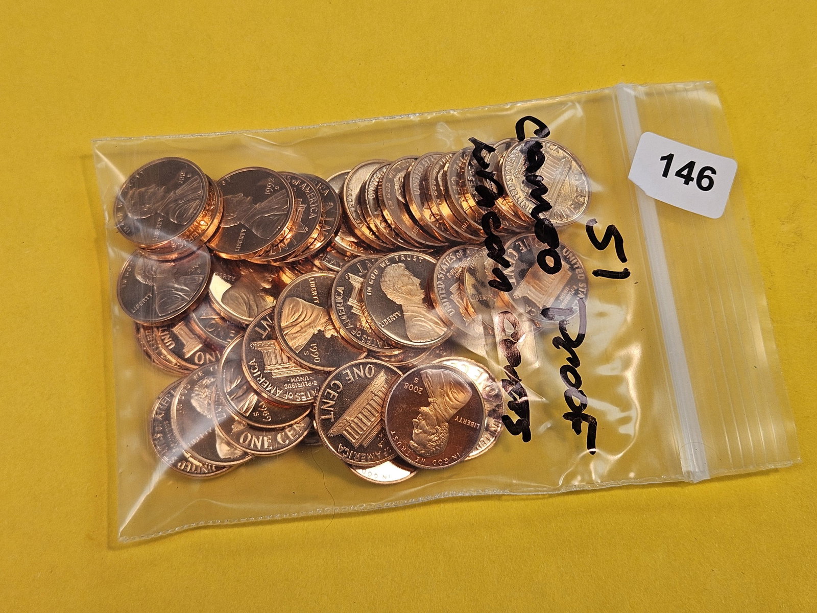 Fifty-One Proof Cameo Lincoln Cents - 2