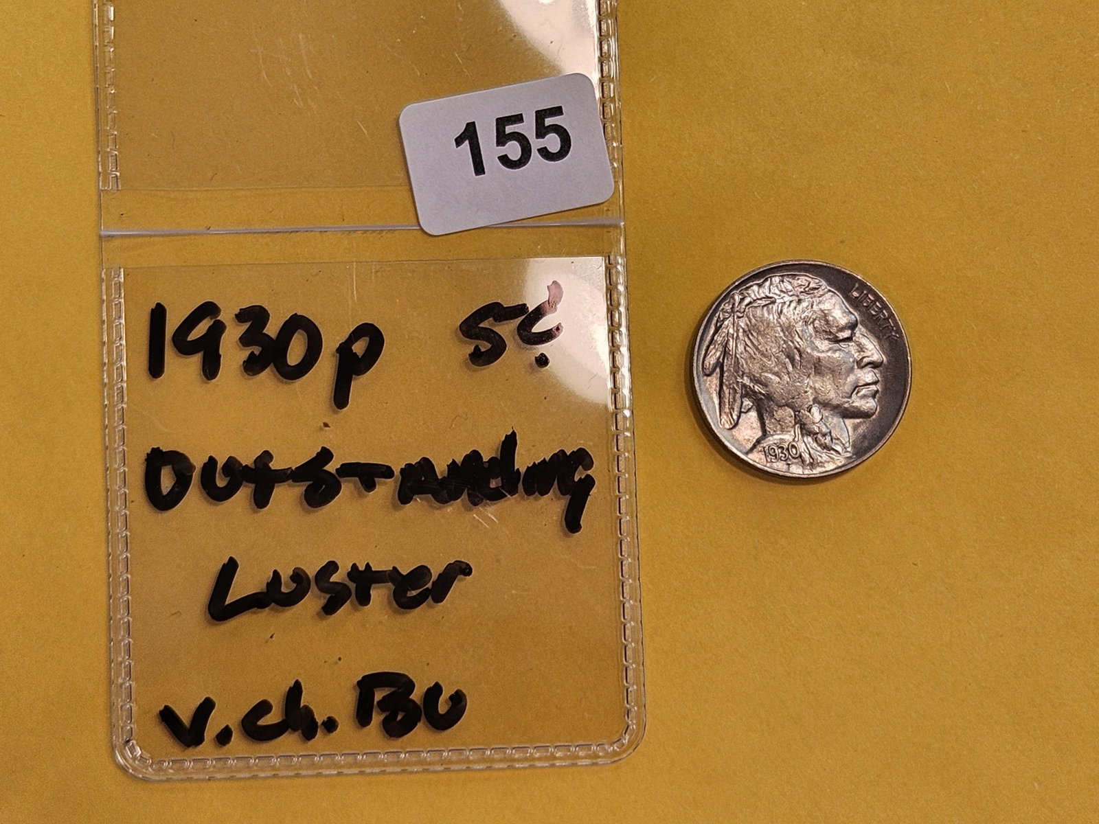 Very Choice Brilliant Uncirculated plus 1930 Buffalo Nickel - 2