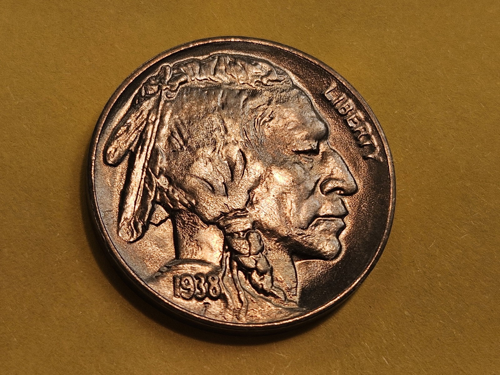 GEM Brilliant Uncirculated plus 1938-D Buffalo Nickel - 3