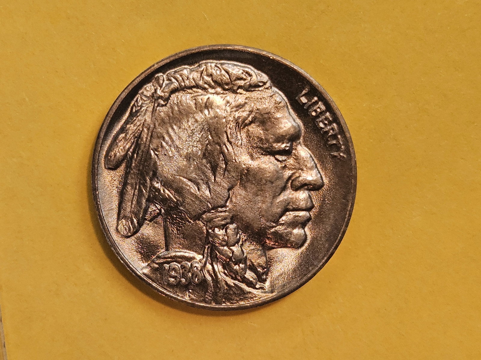GEM Brilliant Uncirculated plus 1938-D Buffalo Nickel - 5