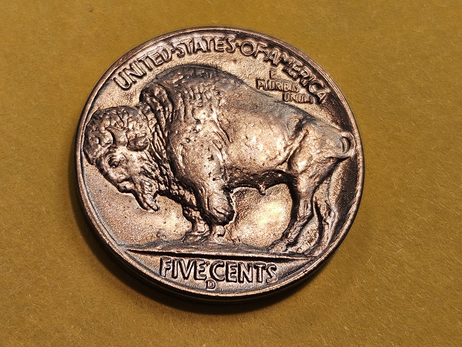 GEM Brilliant Uncirculated plus 1938-D Buffalo Nickel - 6