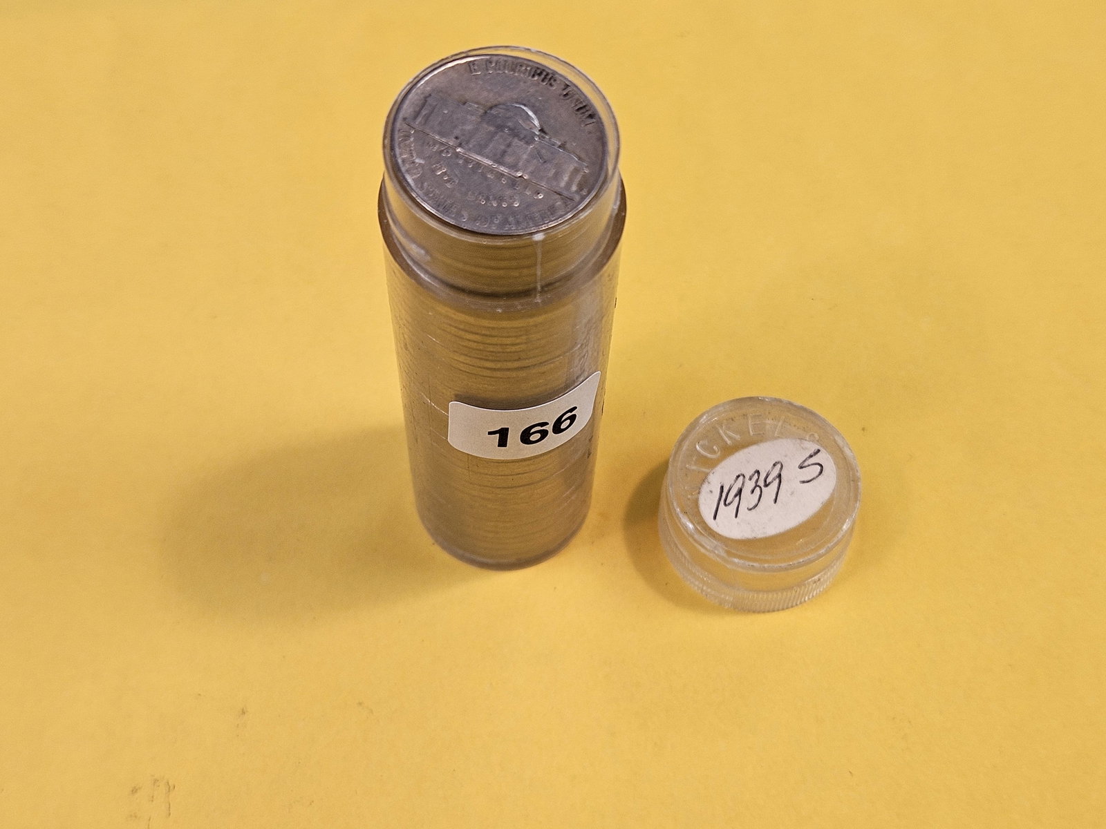 ** Scarcer ** Full Roll of 1939-S Jefferson Nickels - 2