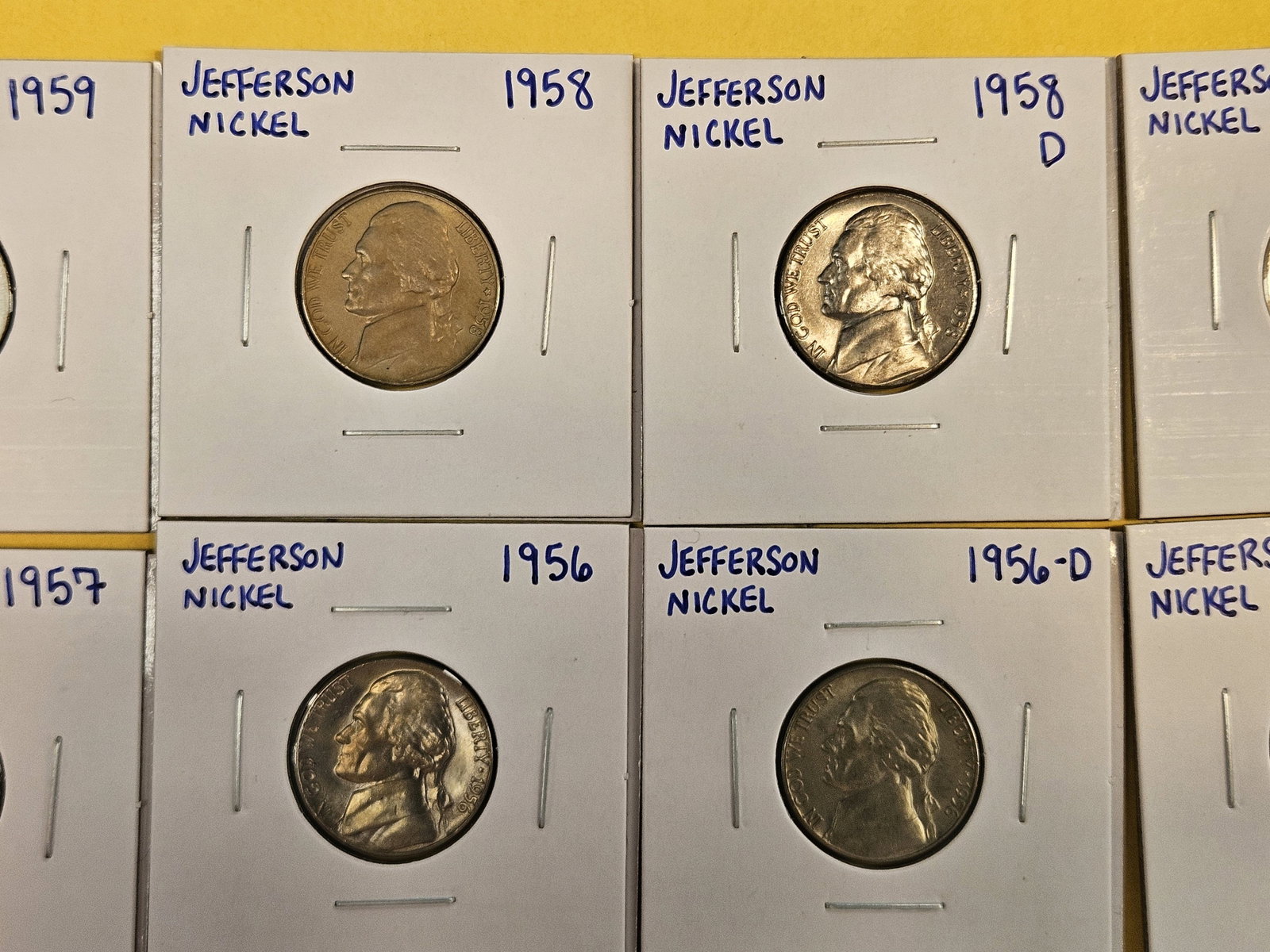 Ten mixed Uncirculated Jefferson Nickels - 3