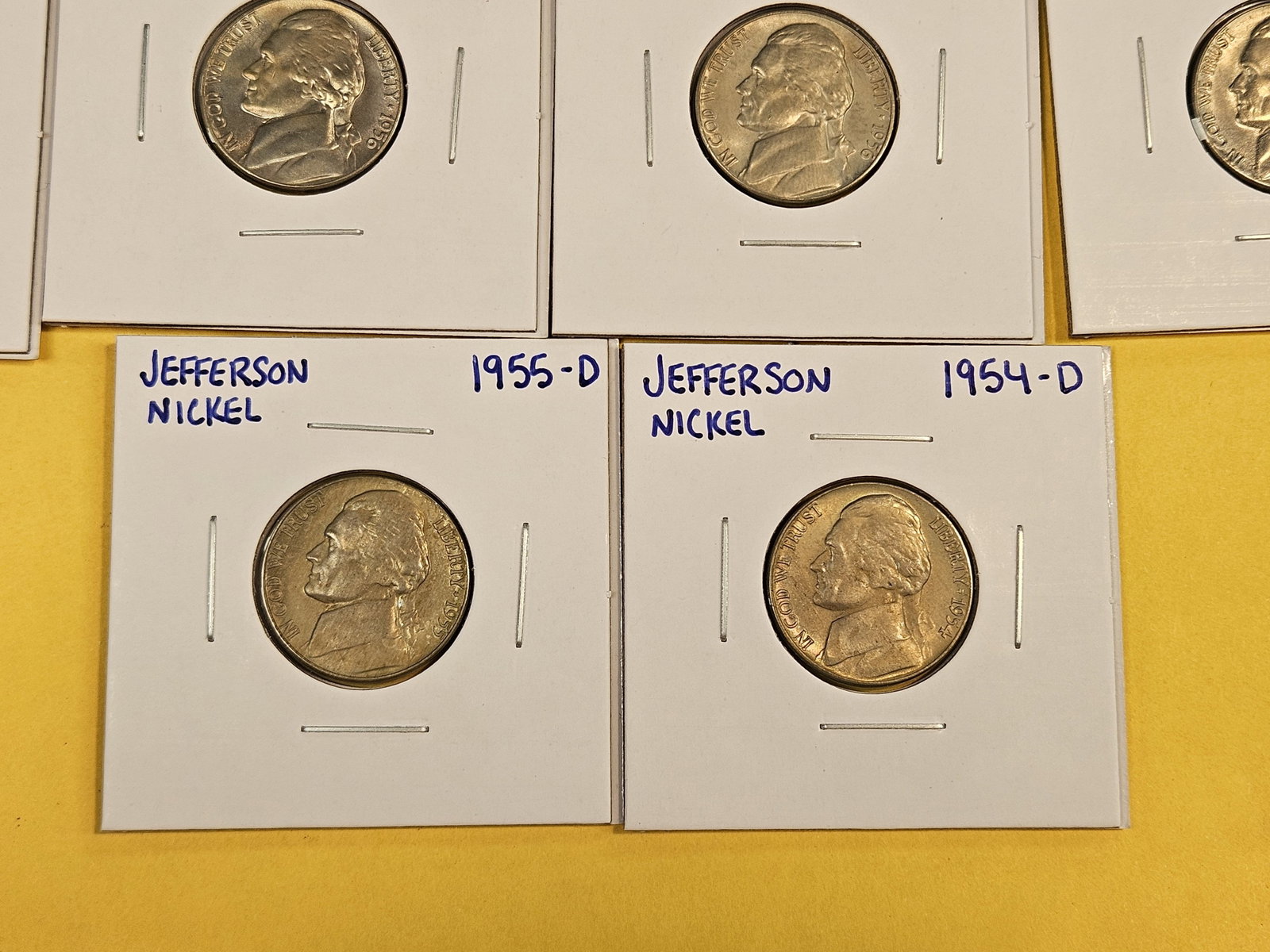 Ten mixed Uncirculated Jefferson Nickels - 5