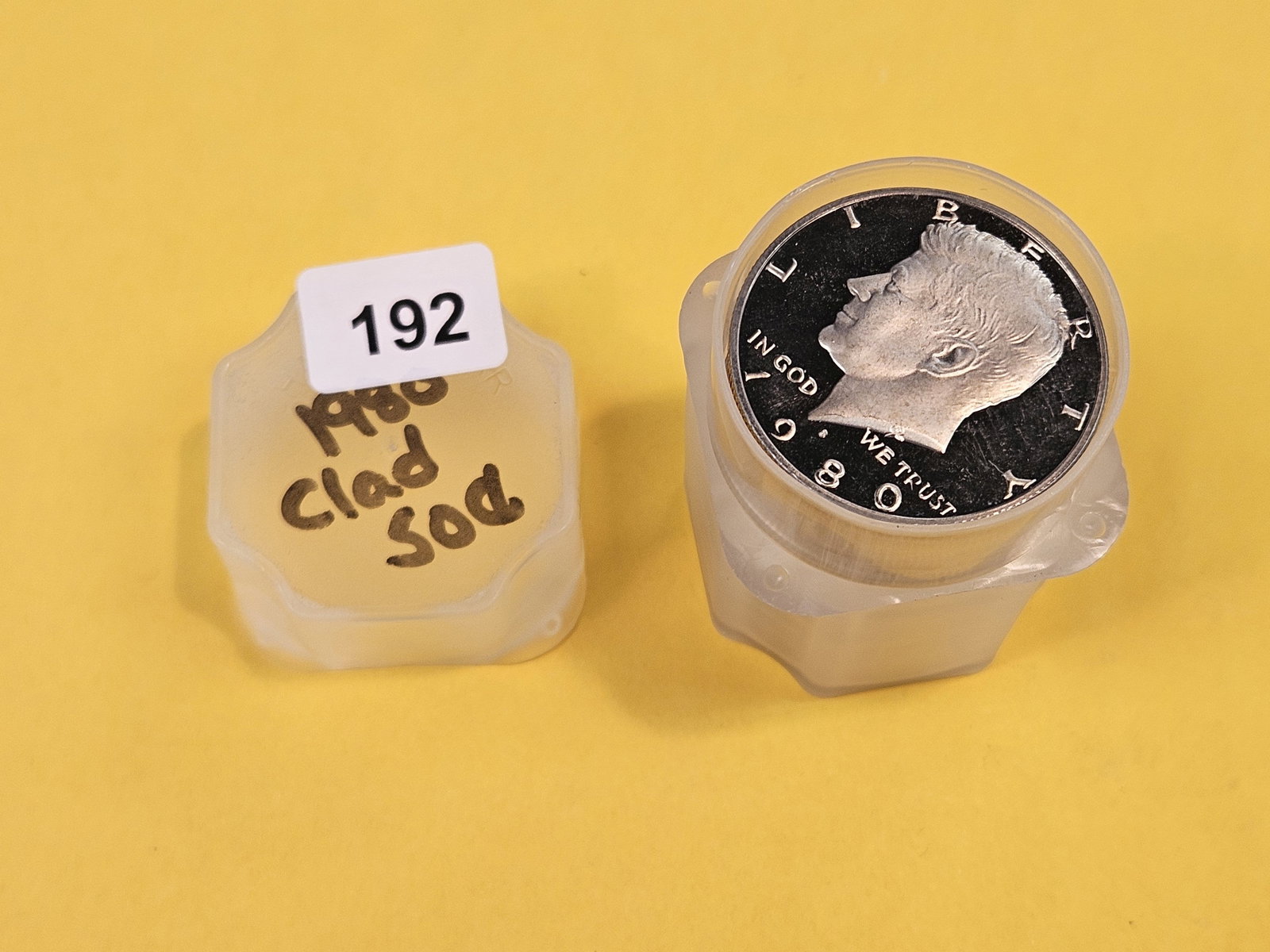 GEM Proof roll of 1980-S Kennedy Half Dollars - 2
