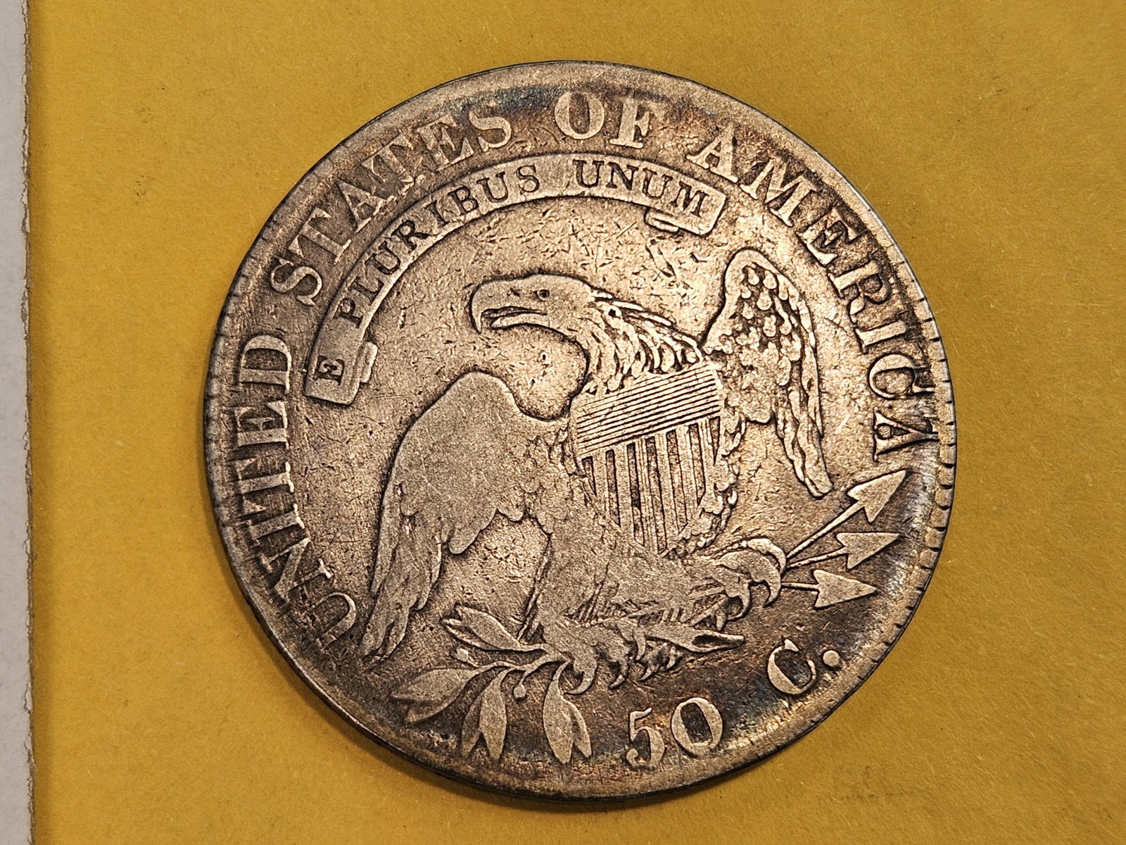 1819 Capped Bust Half Dollar in Fine - 5