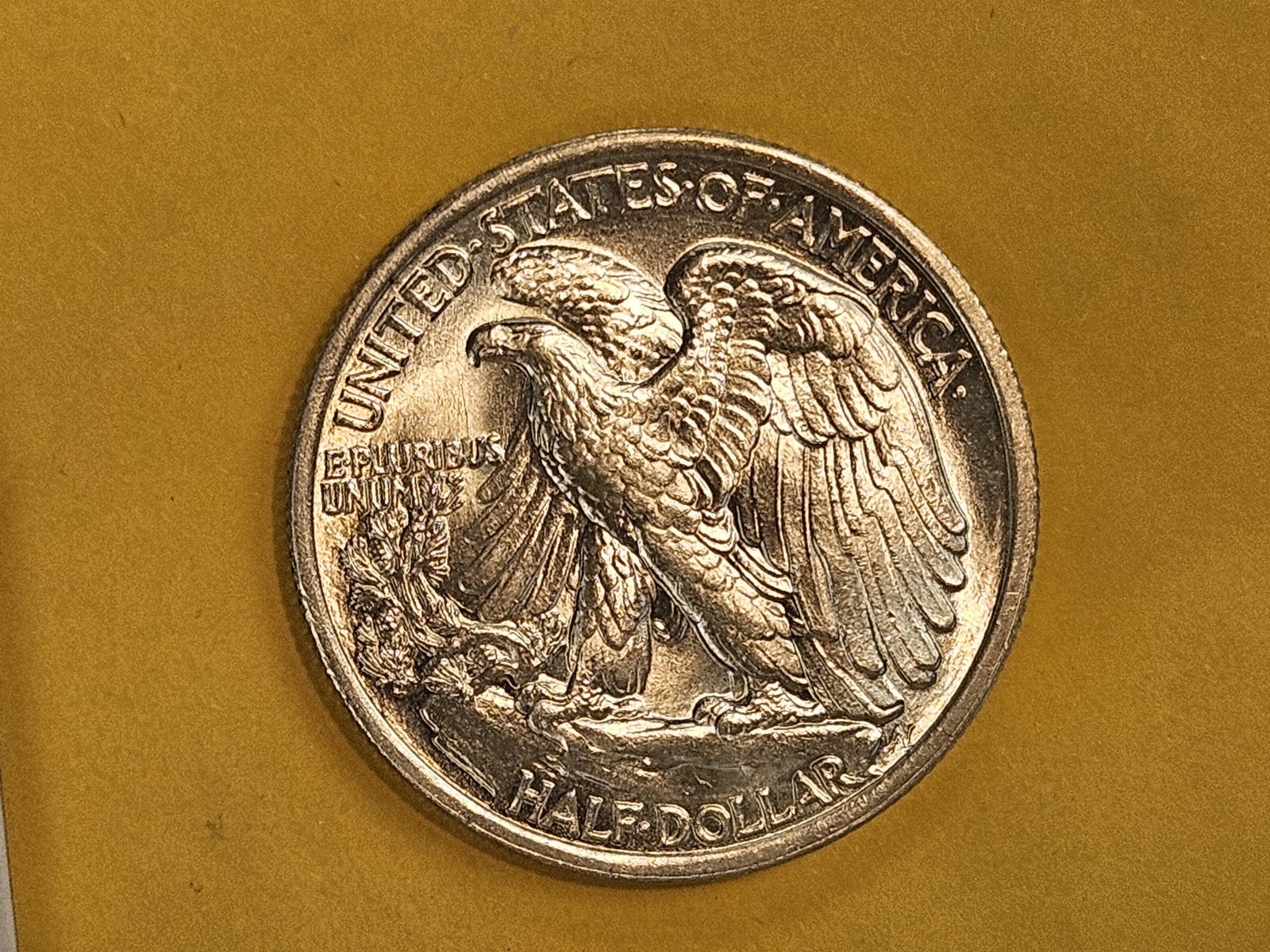 GEM Brilliant Uncirculated 1935 Walking Liberty silver Half Dollar - 7