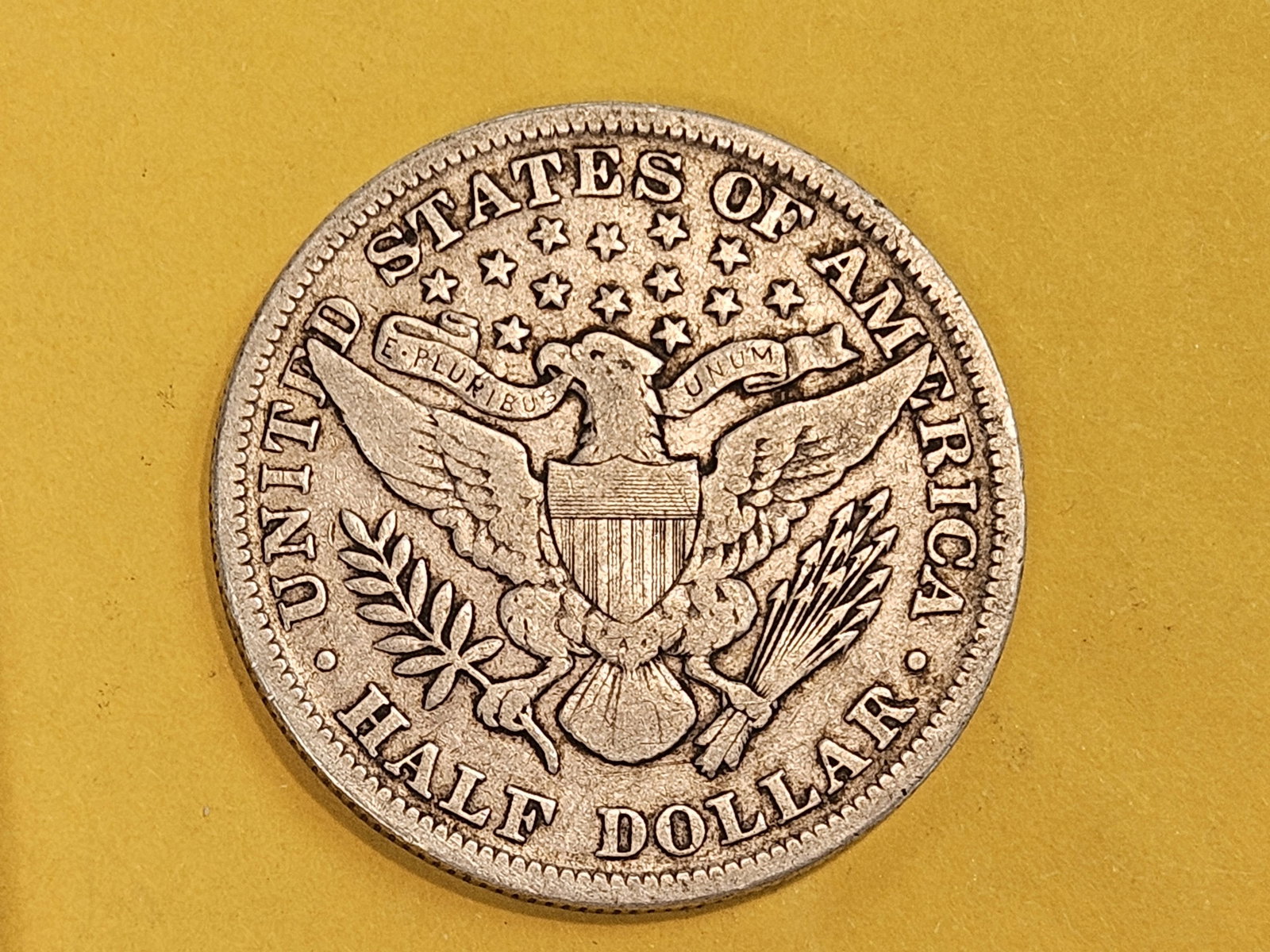 Better Date 1894 Barber silver Half Dollar in Fine - 4