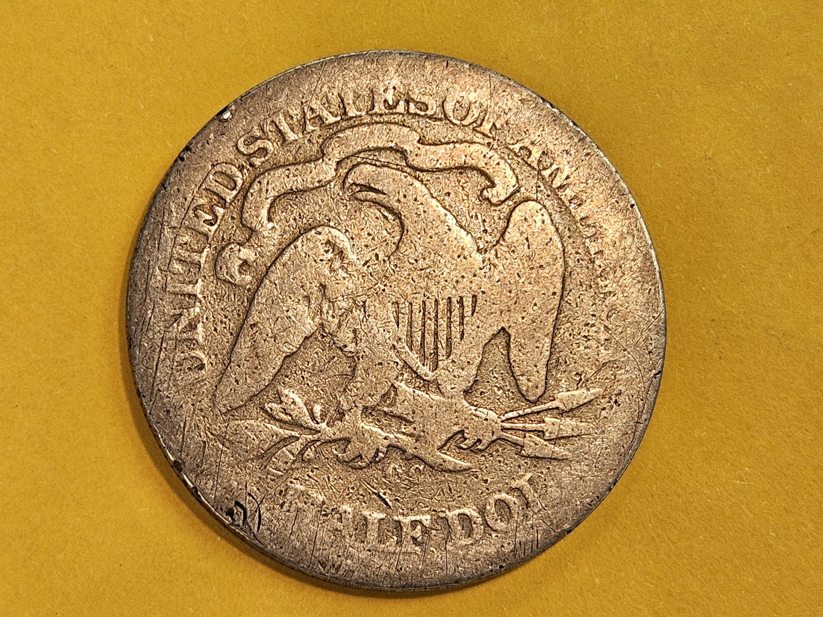 ** KEY DATE ** 1872-CC Seated Liberty Silver Half Dollar - 3