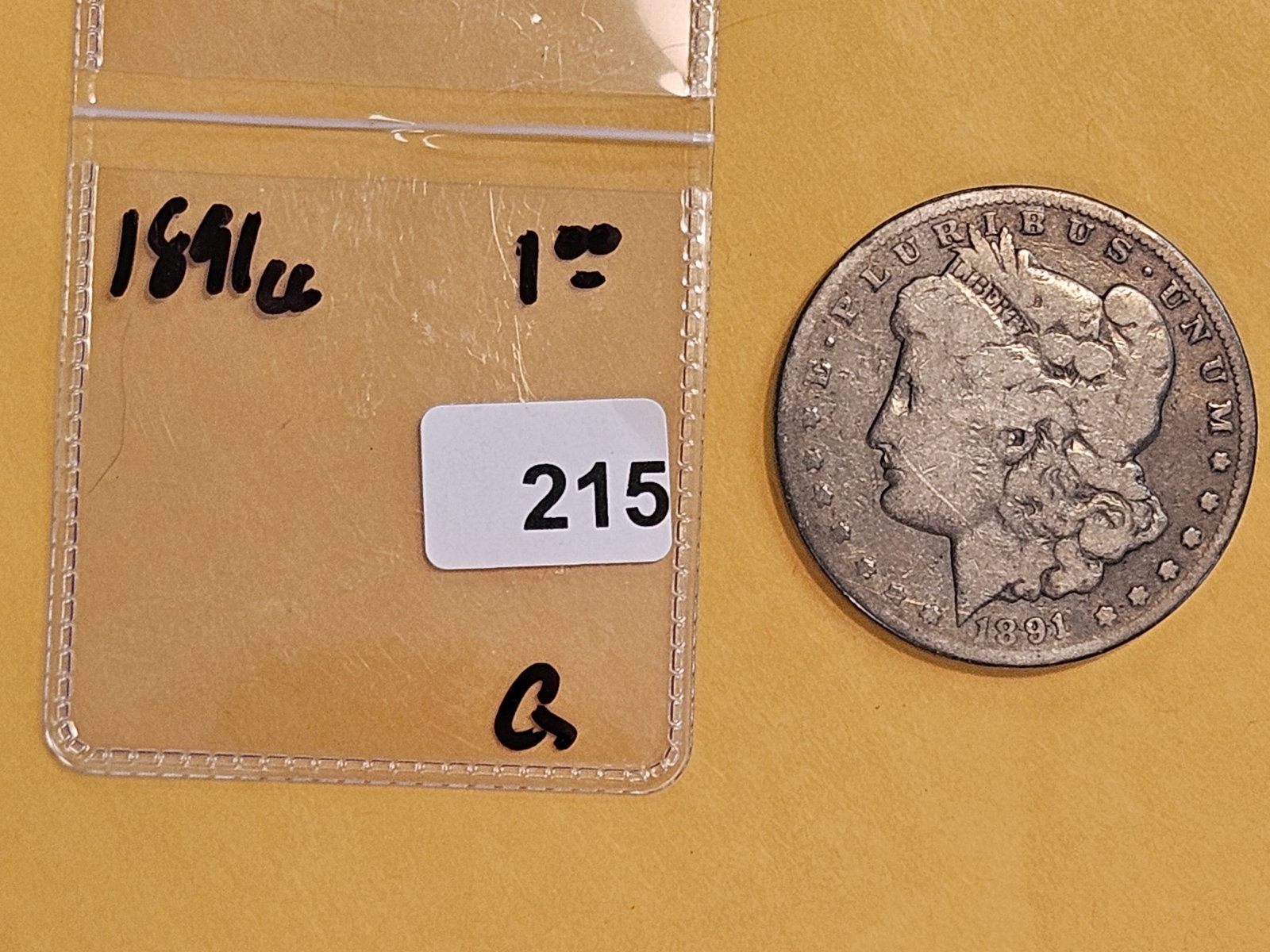 ** KEY DATE ** 1891-CC Morgan Dollar in Good - 2