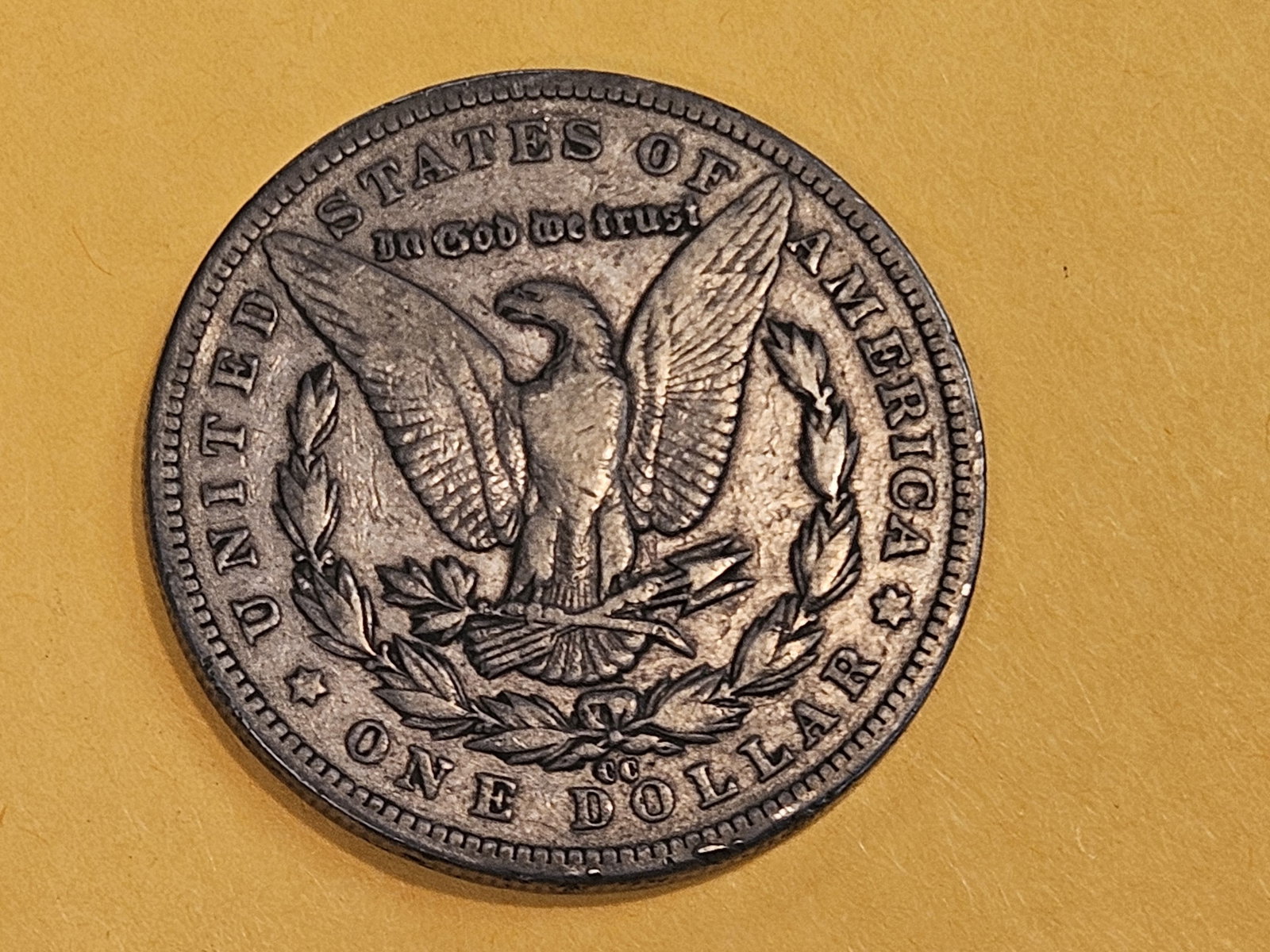 ** KEY DATE ** 1890-CC Morgan Dollar in Fine - Details - 4
