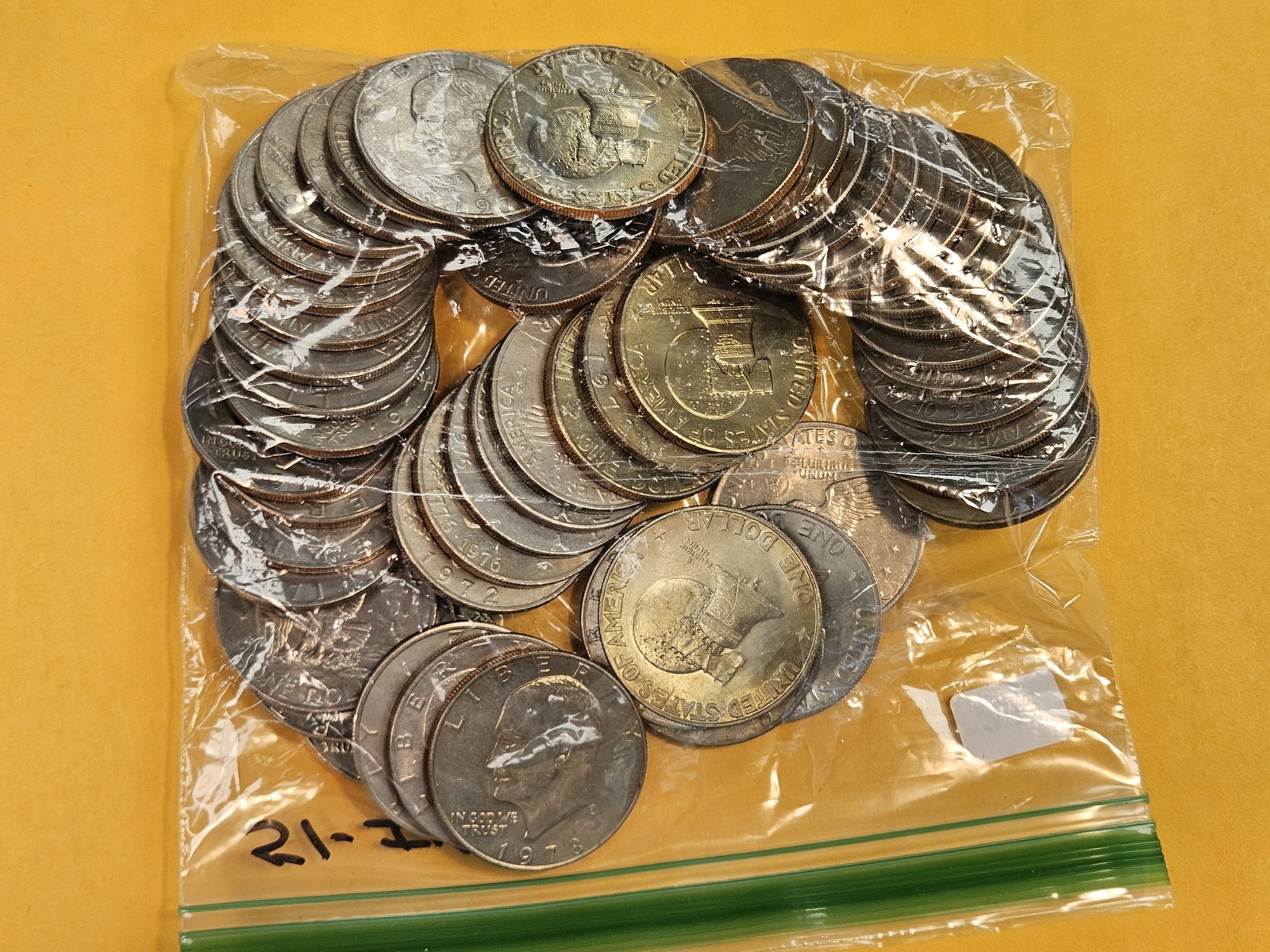 Fifty-One Eisenhower Dollars - 2