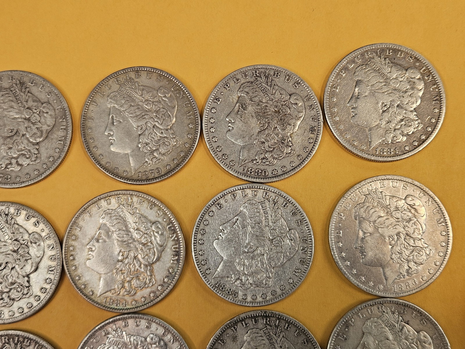 ** FULL ROLL ** Twenty Morgan Silver Dollars - 3