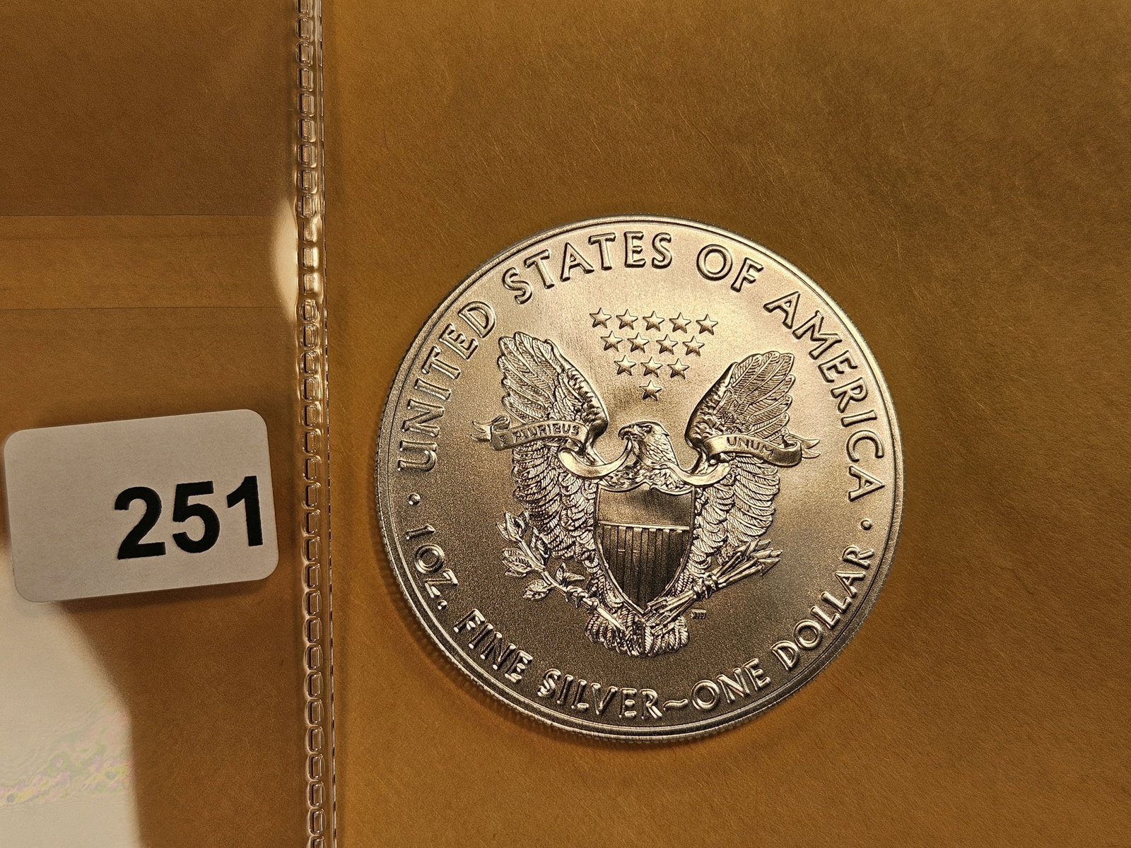 GEM Brilliant Uncirculated 2017 American Silver Eagle - 2