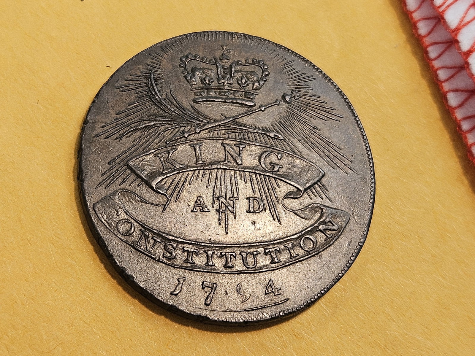 CONDER! 1794 Conder Token in About Uncirculated - 58 - 3