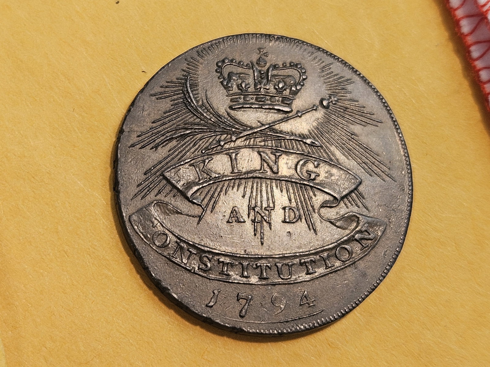 CONDER! 1794 Conder Token in About Uncirculated - 58 - 4