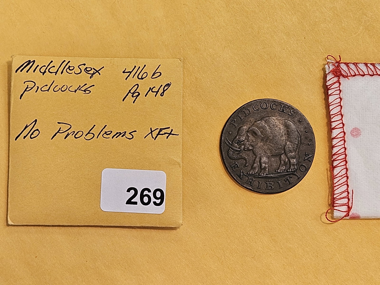 CONDER! No Date Middlesex Pidcocks Conder Token - 2