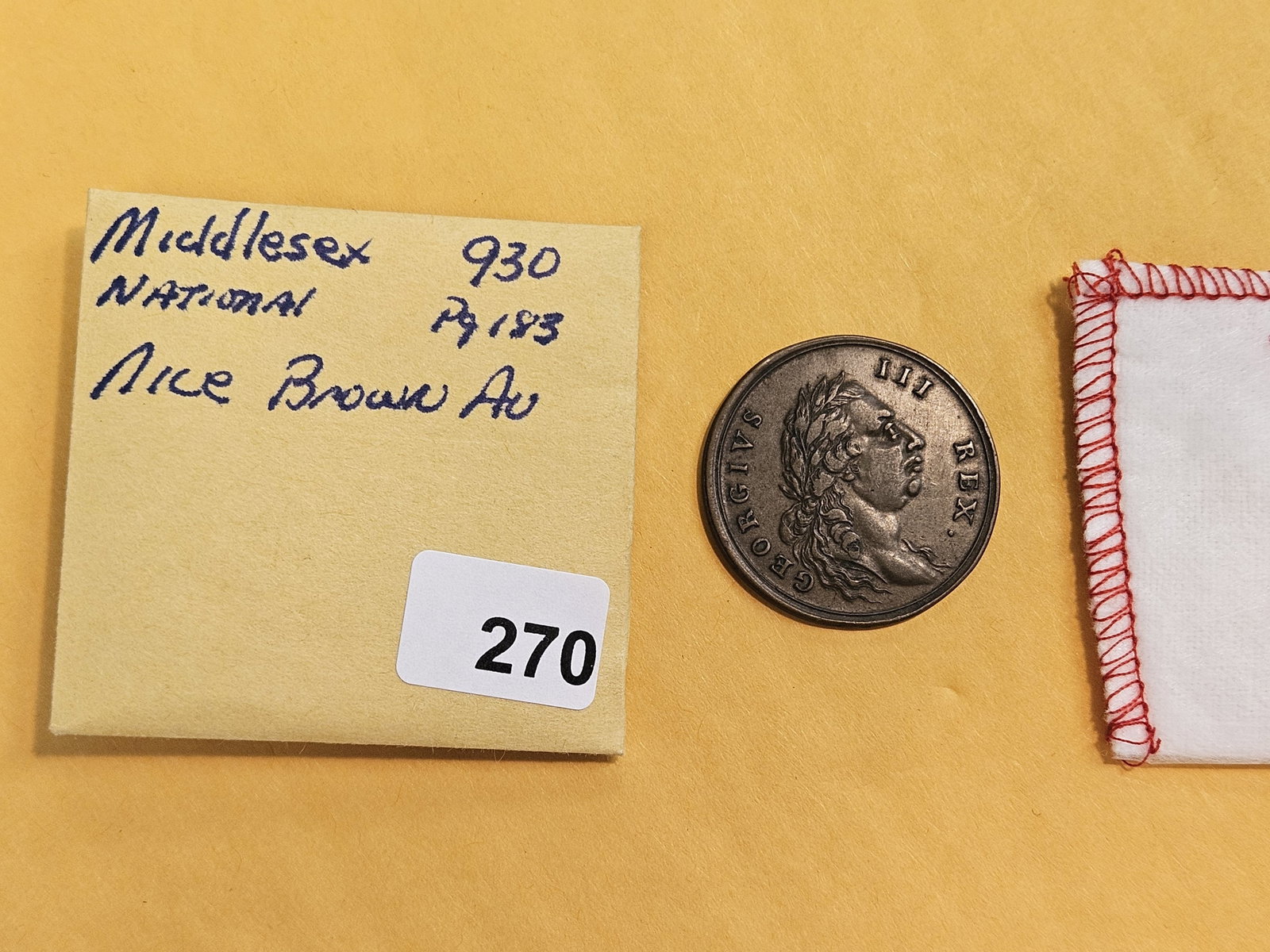 CONDER! 1789 Conder Token in About Uncirculated plus - 2