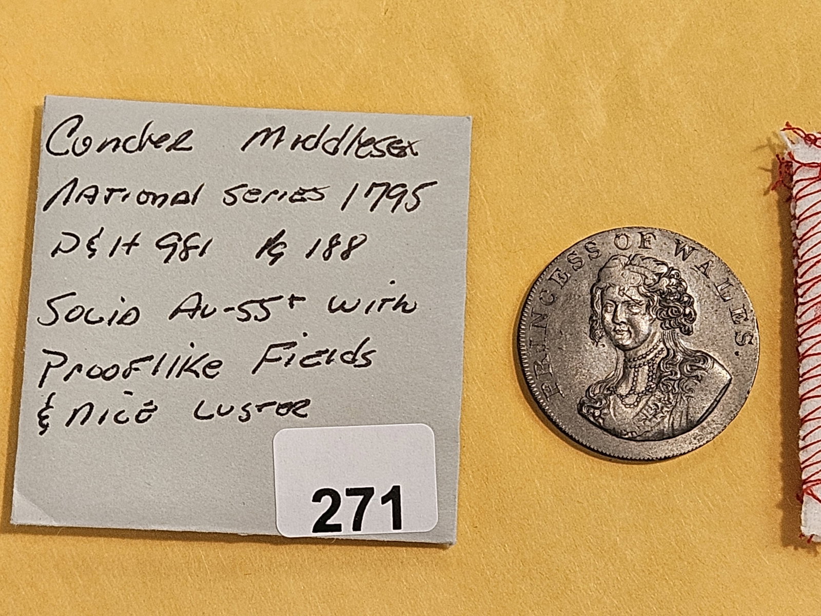 CONDER! Choice About Uncirculated plus 1795 Conder Token - 2