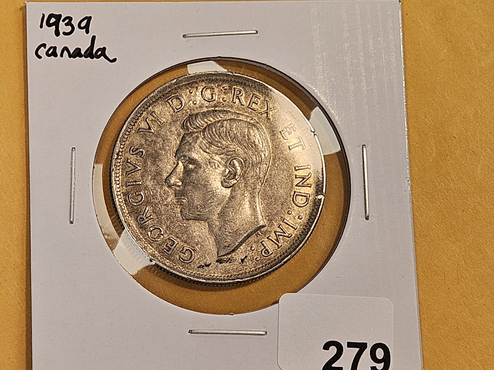 1939 Canada Silver Dollar - 2