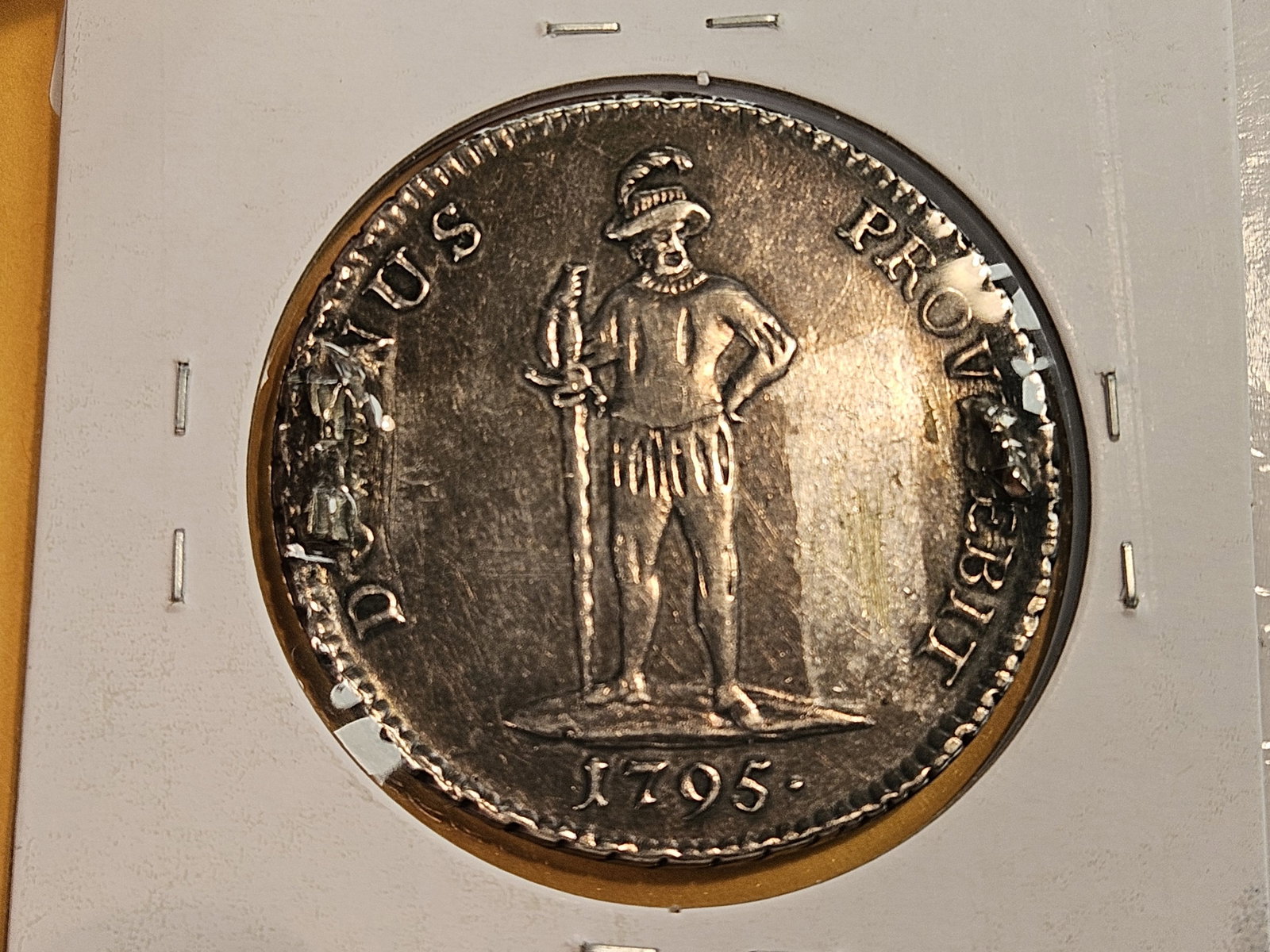 Scarce! 1795 Switzerland silver coin - 3