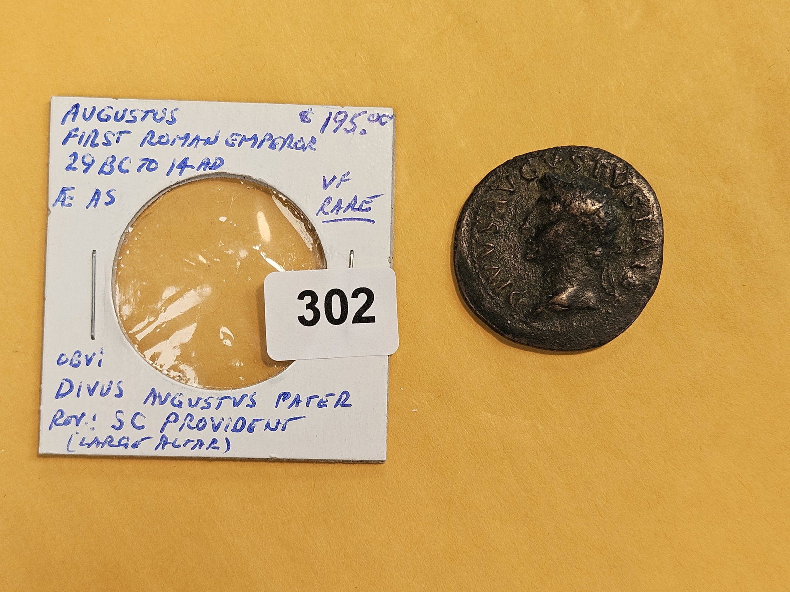 ANCIENT! Augustus 29 BC to 14 AD - 2