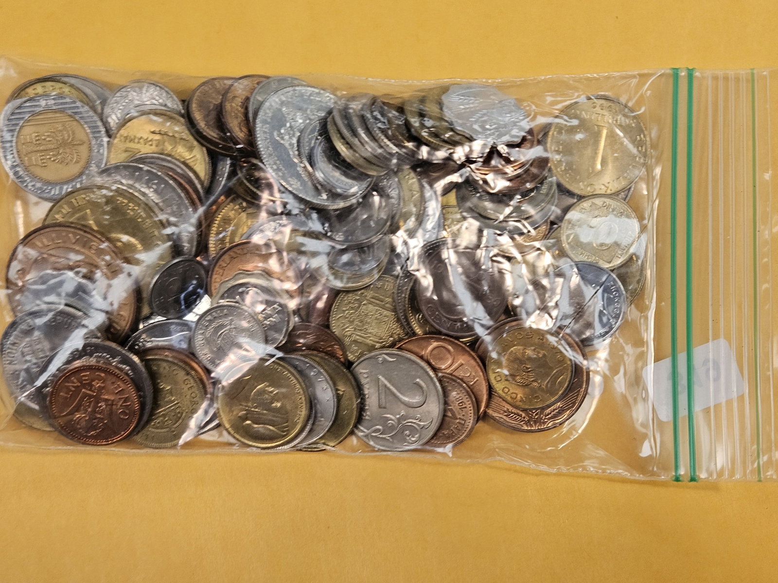 ONE Pound of Brilliant Uncirculated, mixed, World Coins - 2