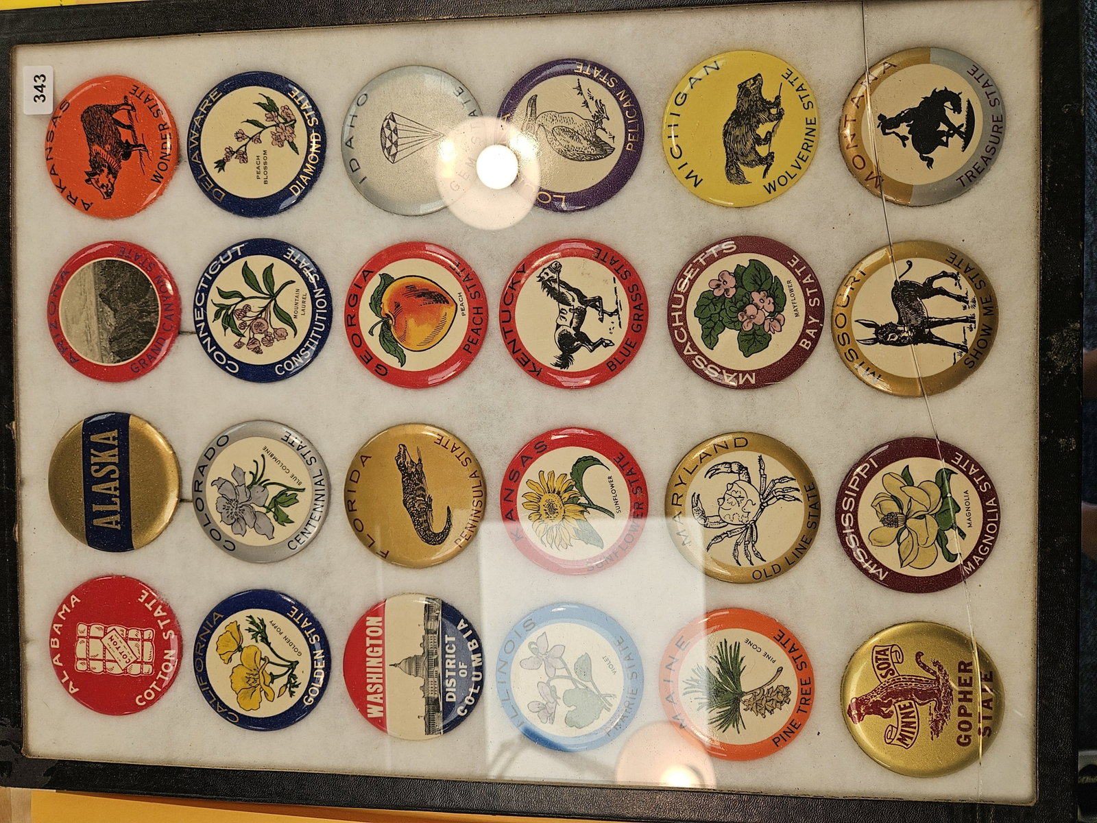 Vintage State Button Collection (1 of 7)