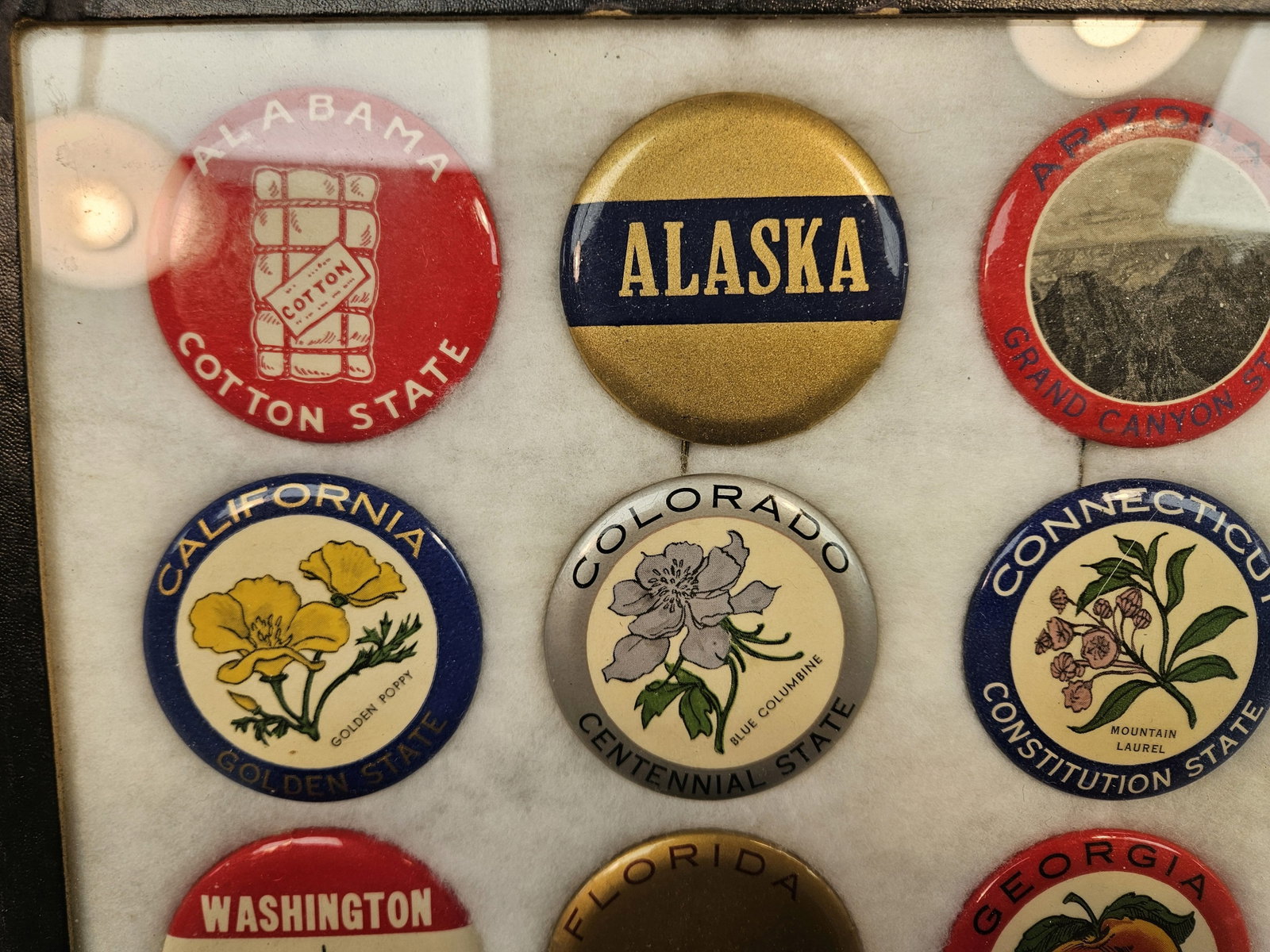 Vintage State Button Collection - 2