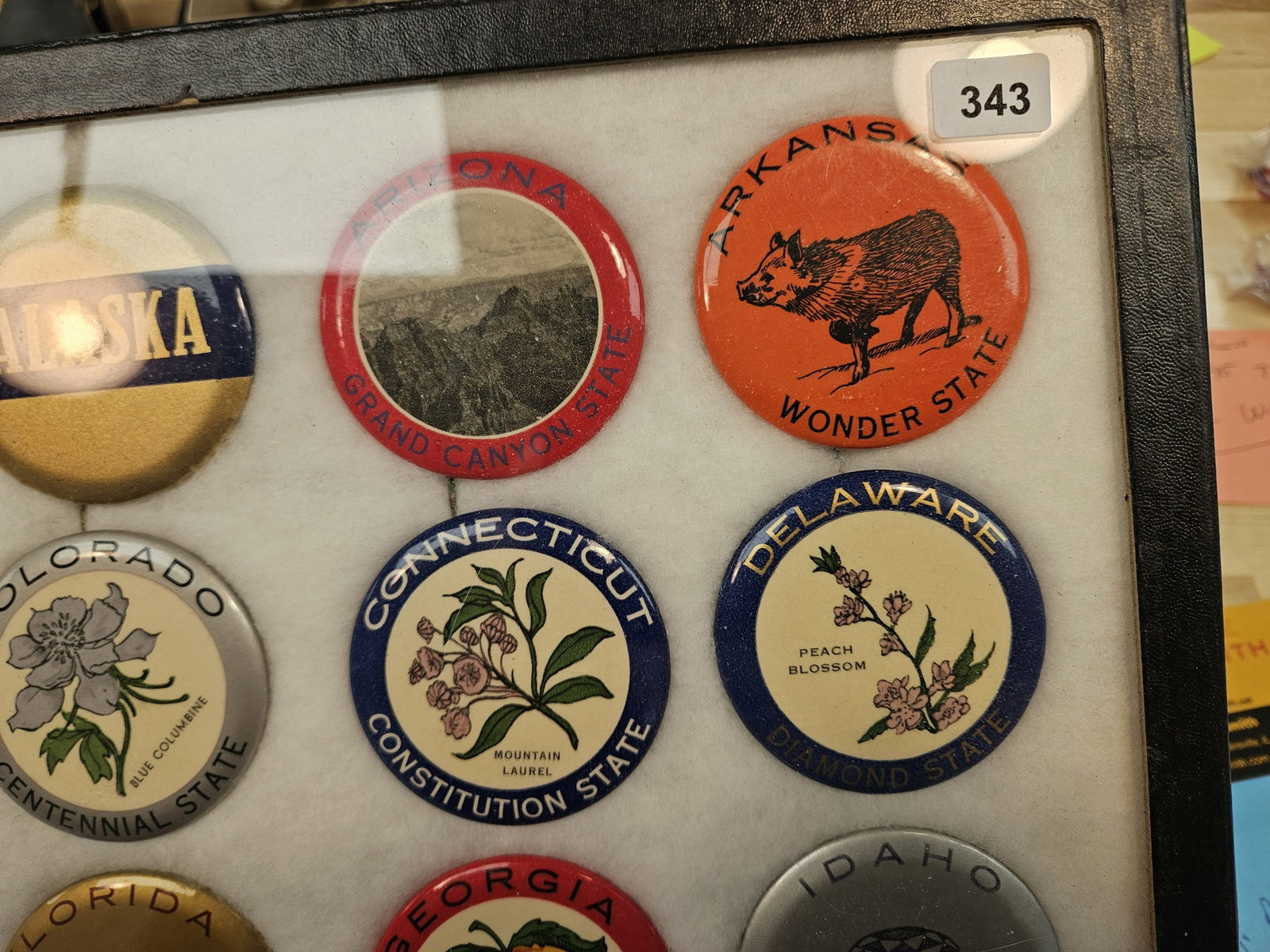 Vintage State Button Collection - 3