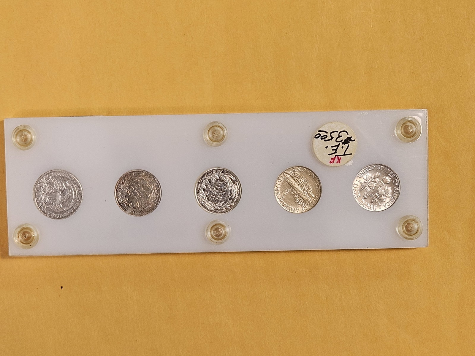 Lovely Silver Dime 1800 and 1900 Type coin set - 7