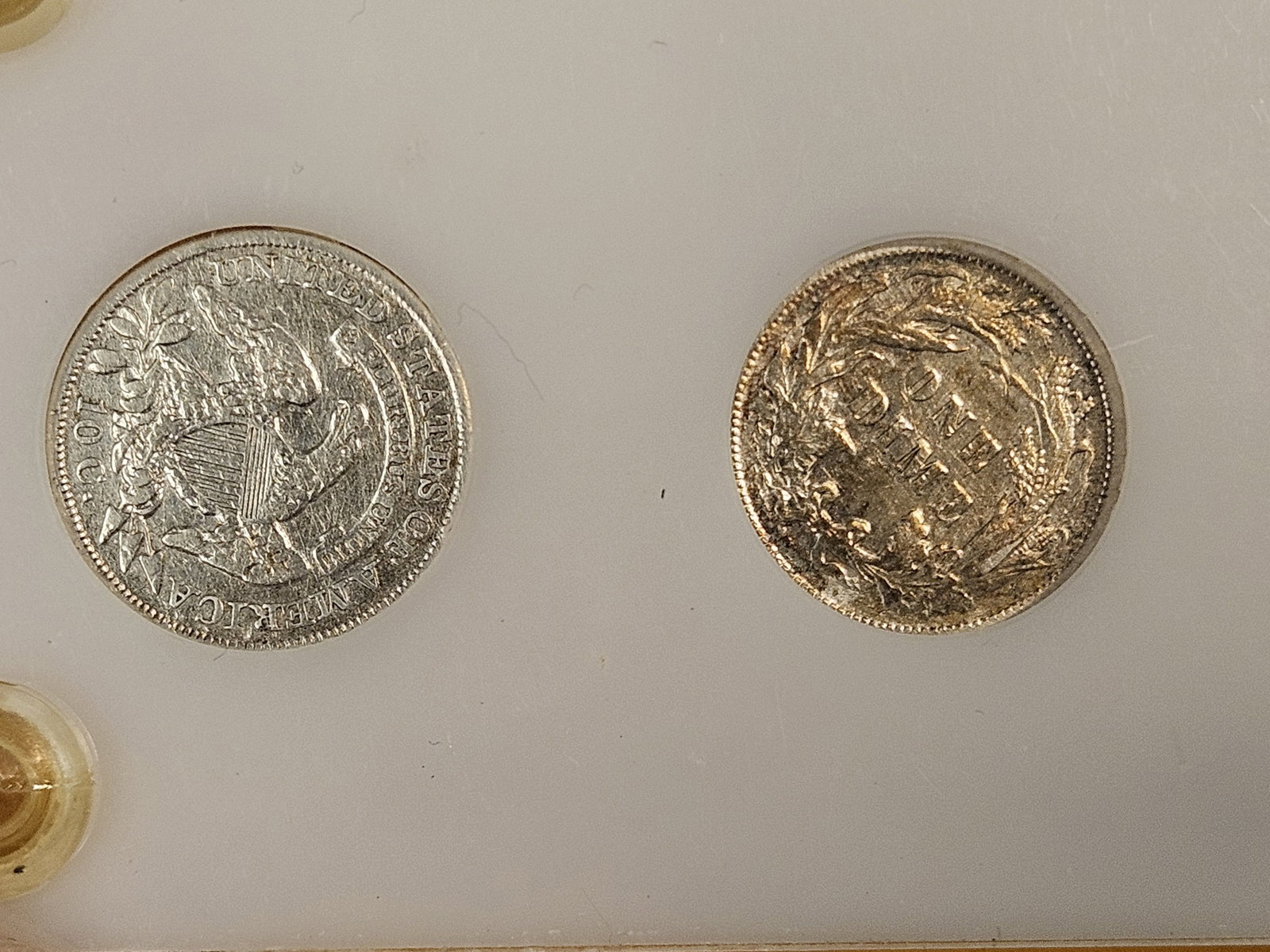 Lovely Silver Dime 1800 and 1900 Type coin set - 8