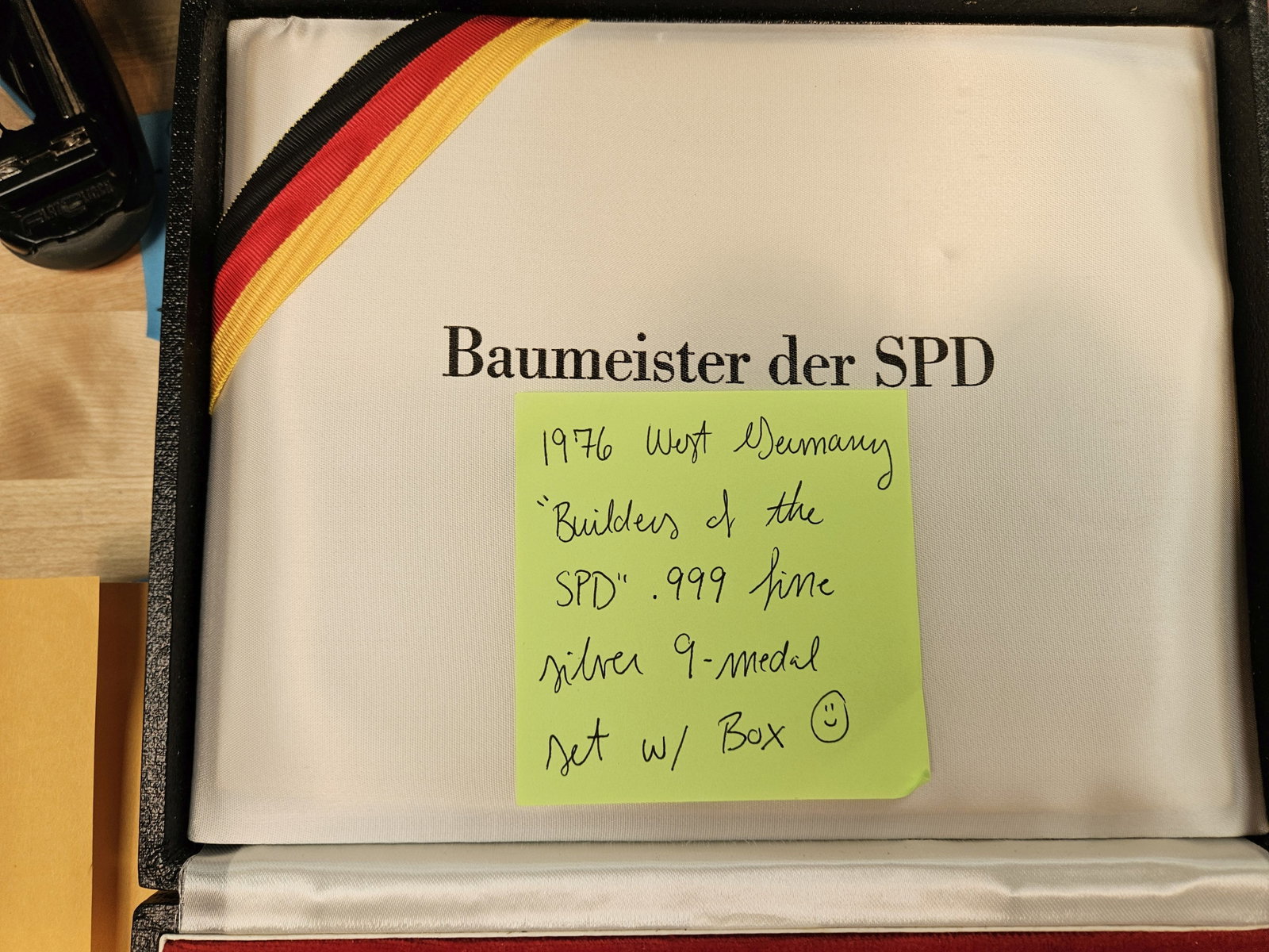 ** SCARCE ** 1976 West Germany Silver 9-medal Collection - 2
