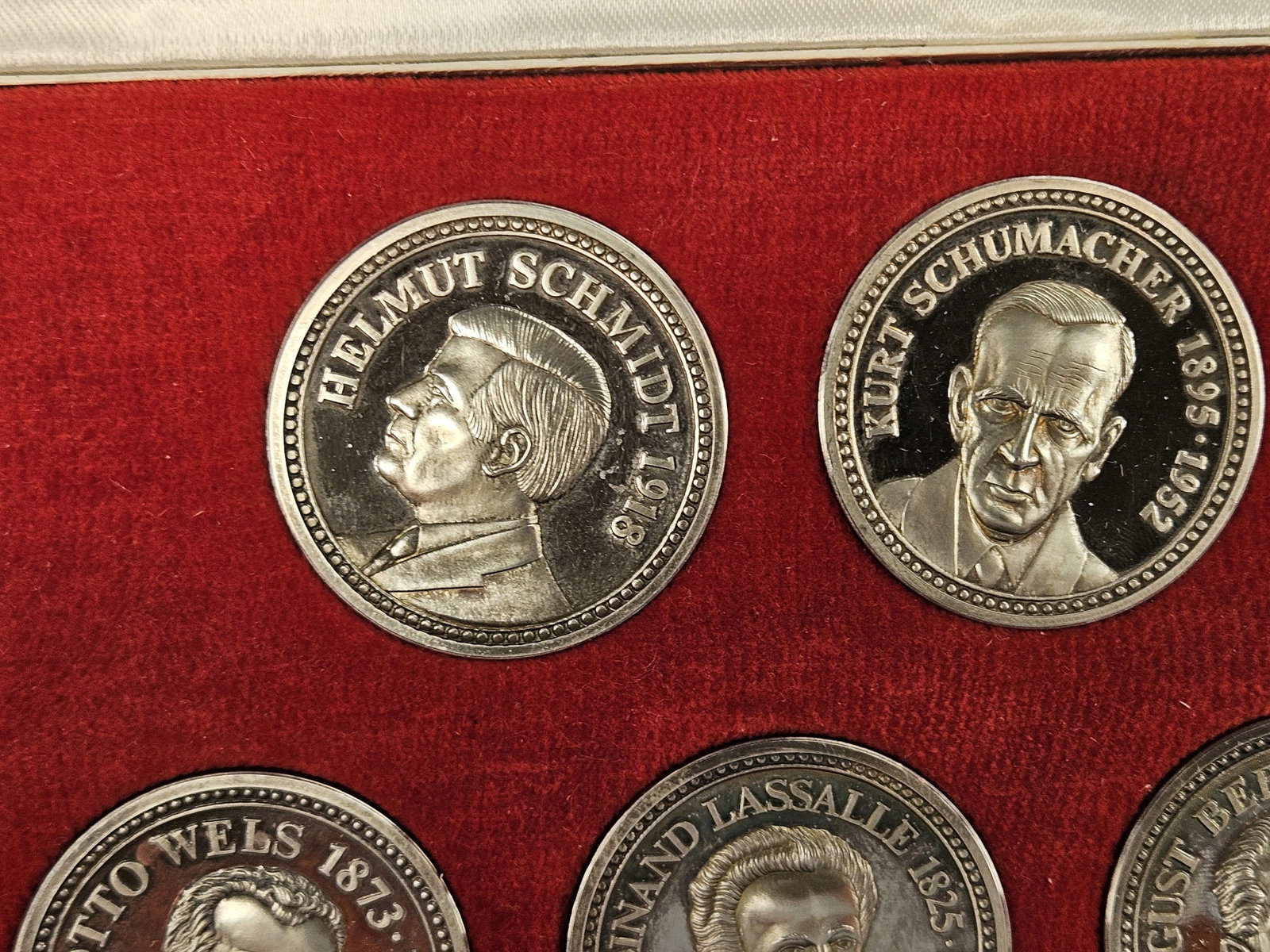 ** SCARCE ** 1976 West Germany Silver 9-medal Collection - 4