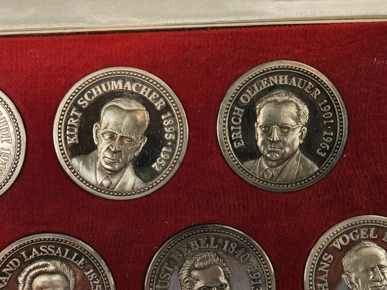 ** SCARCE ** 1976 West Germany Silver 9-medal Collection - 5