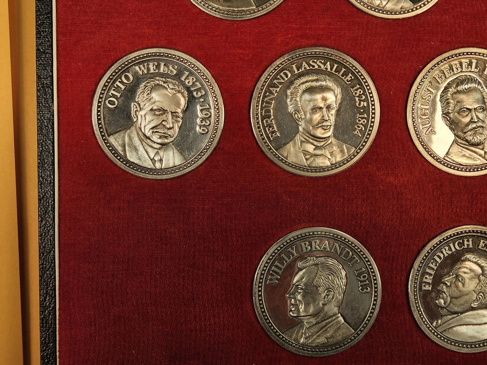 ** SCARCE ** 1976 West Germany Silver 9-medal Collection - 6