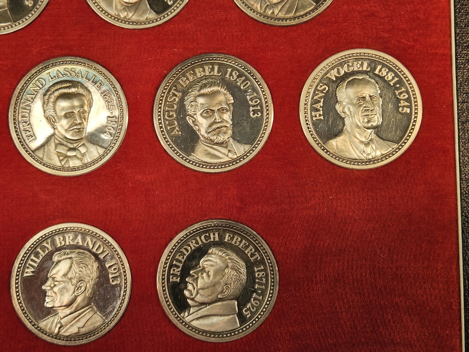 ** SCARCE ** 1976 West Germany Silver 9-medal Collection - 7