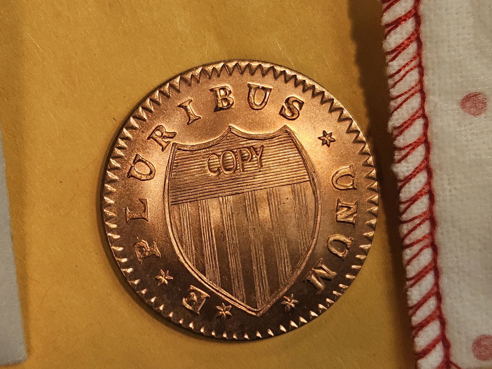 Gorgeous Gallery Mint 1786 New Jersey Copper copy - 5
