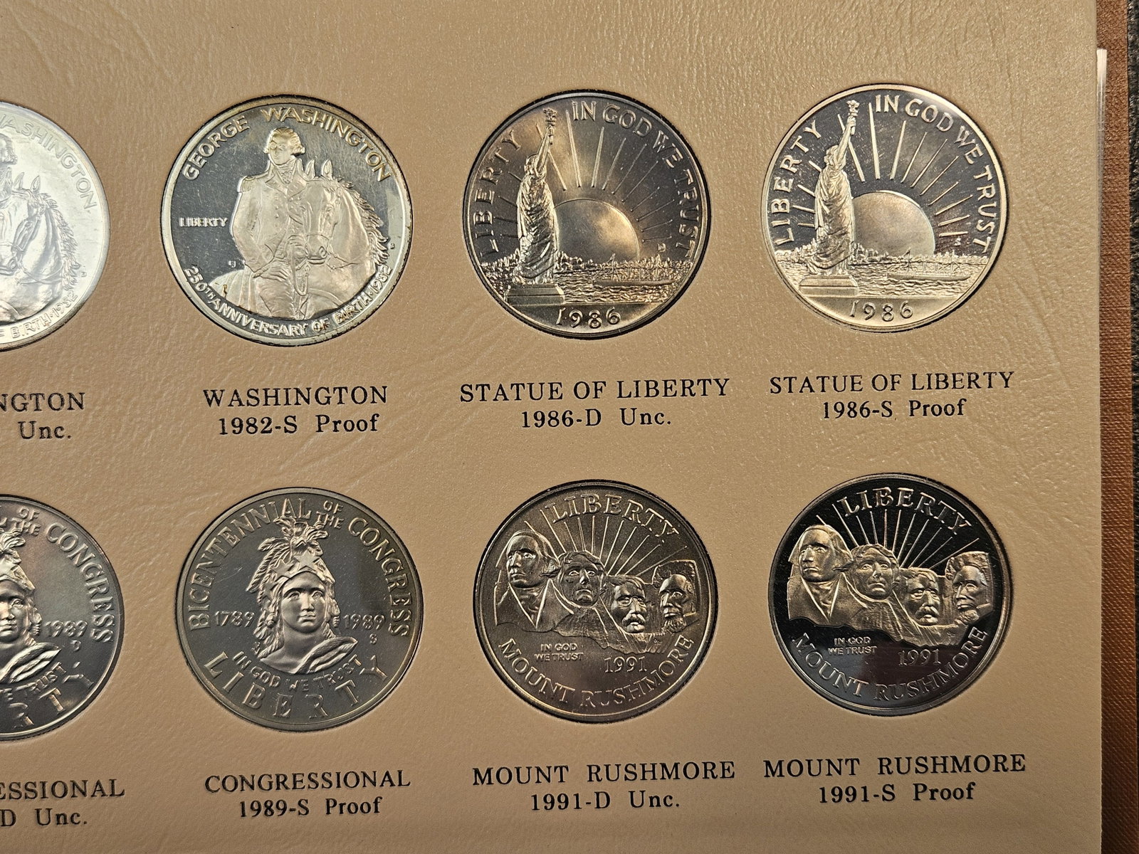 * COMPLETE * US Modern Commemorative Half Dollar Collection - 4