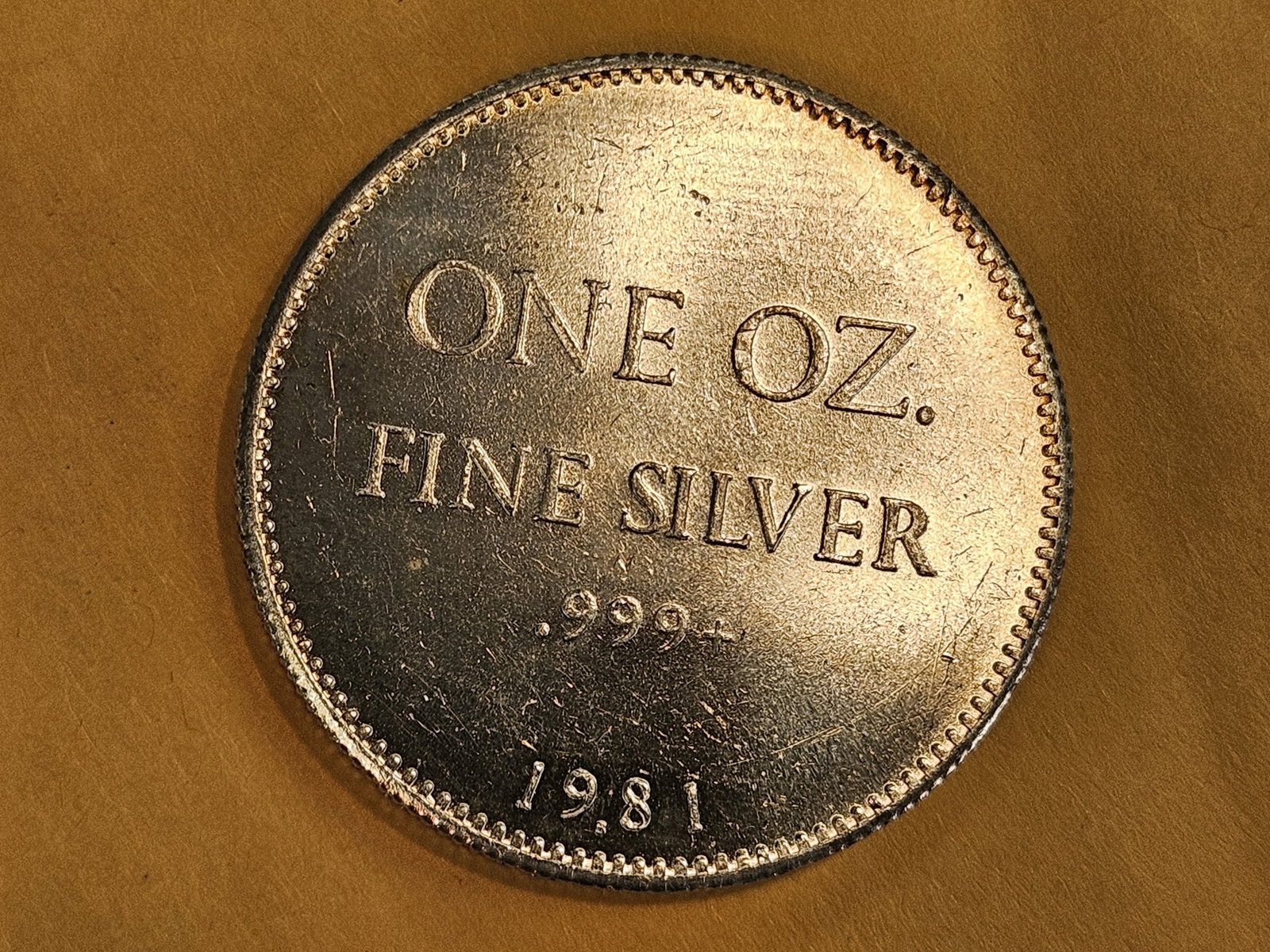 One Troy ounce .999 fine silver art round - 3