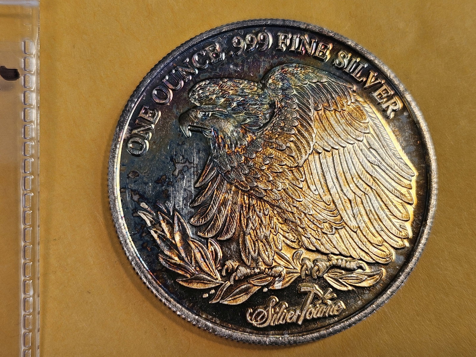 One Troy ounce .999 fine silver art round - 6