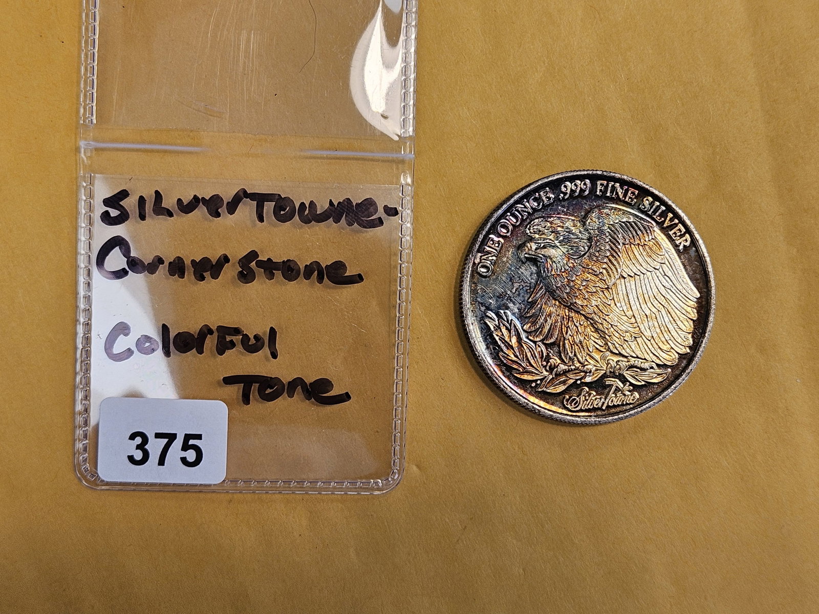 One Troy ounce .999 fine silver art round